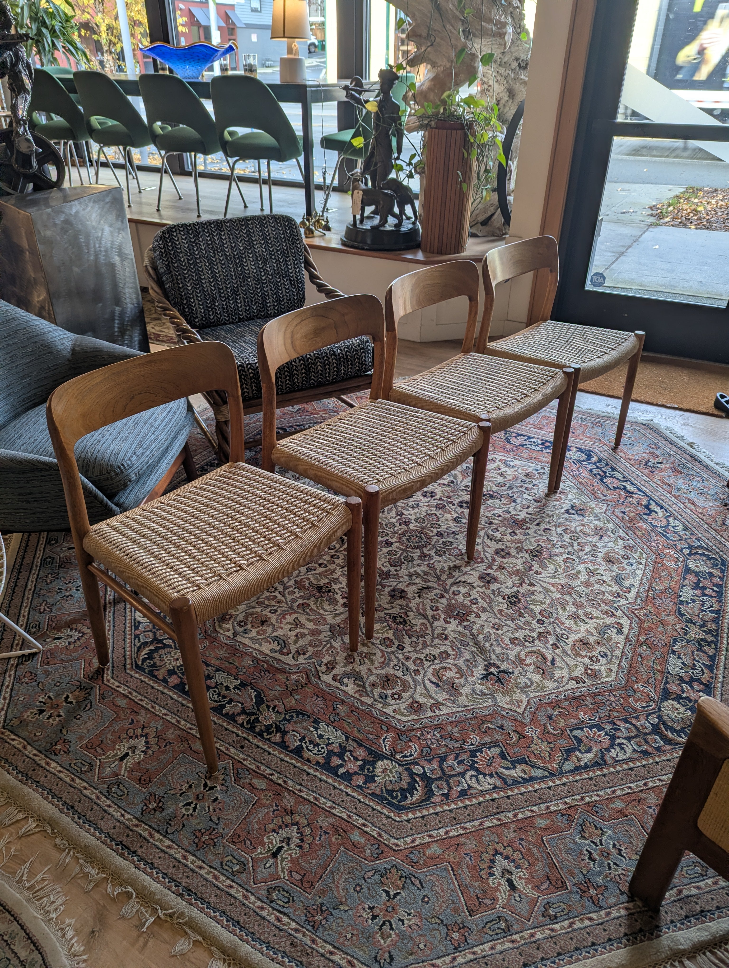 Arne Hovmand Olsen Dining Chairs, set of 4