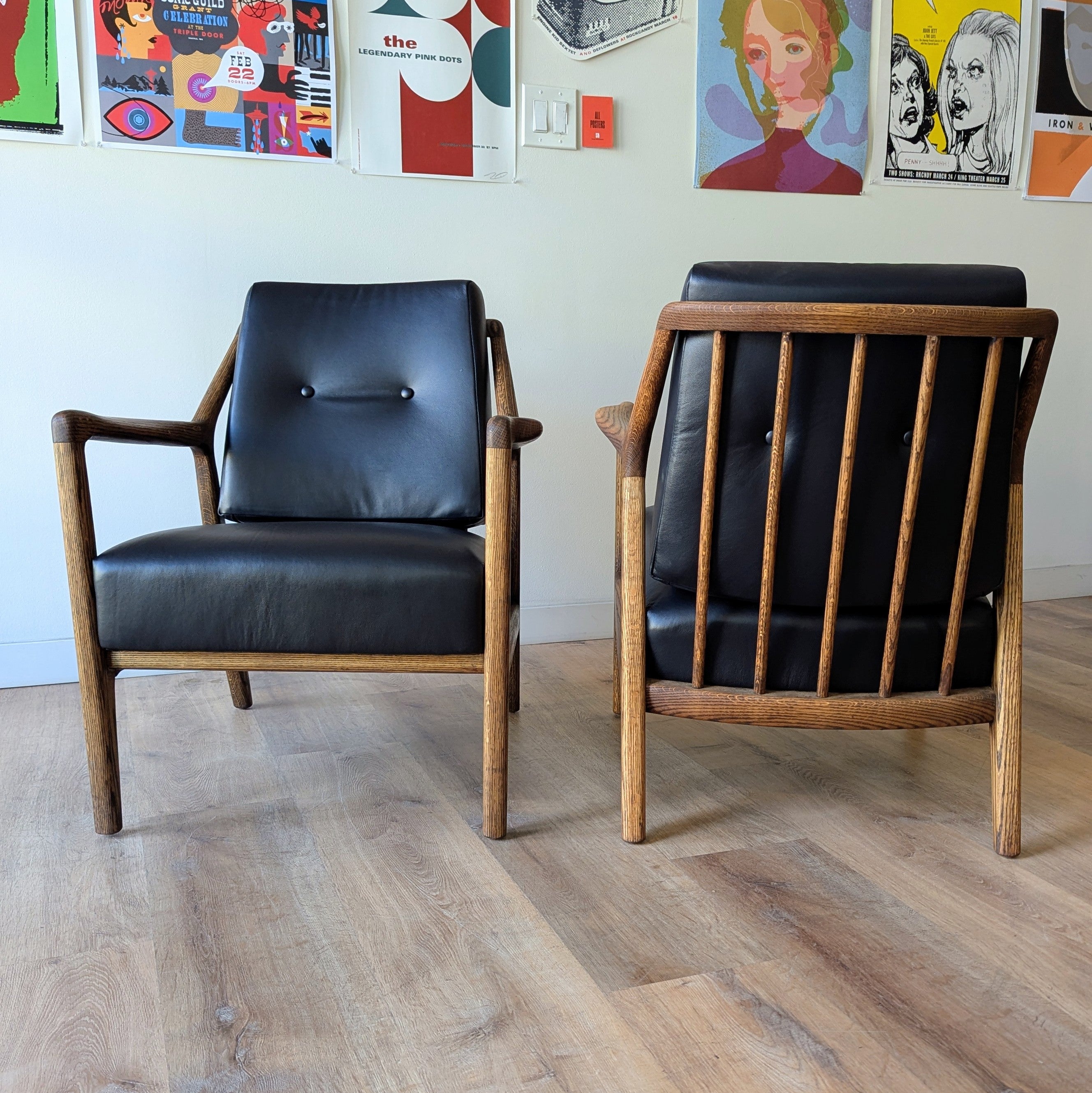 MCM Lounge Chairs, a pair