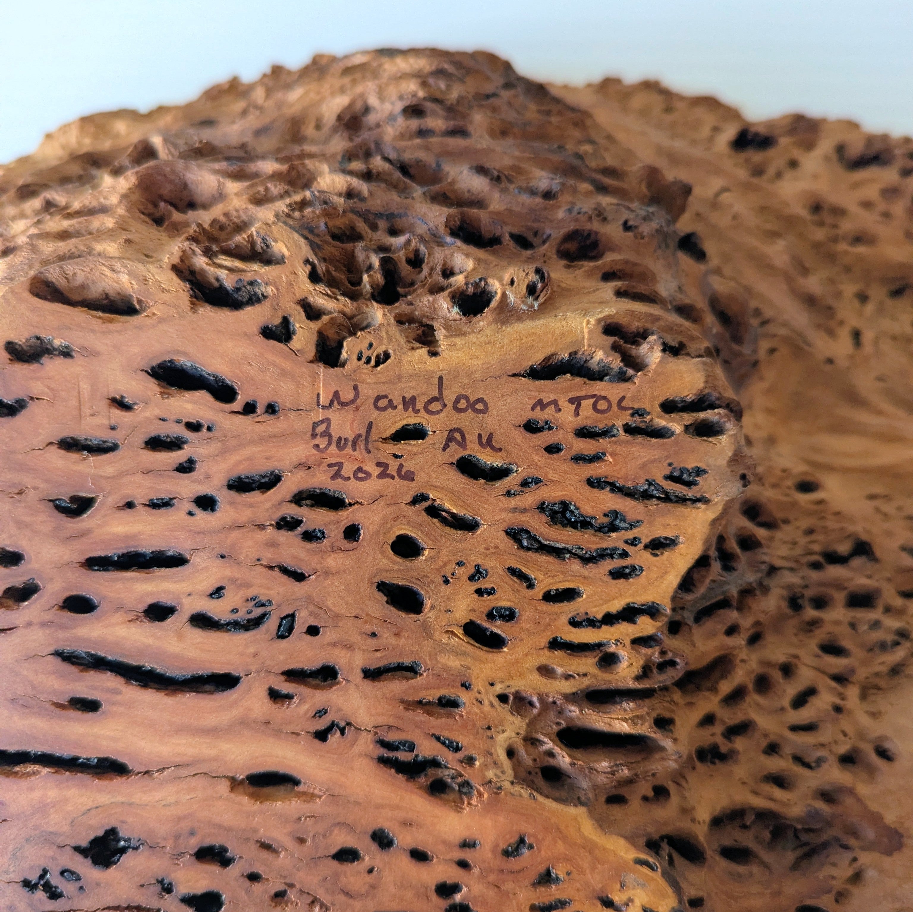 Mike O'Connor Wandoo Burl Bowl