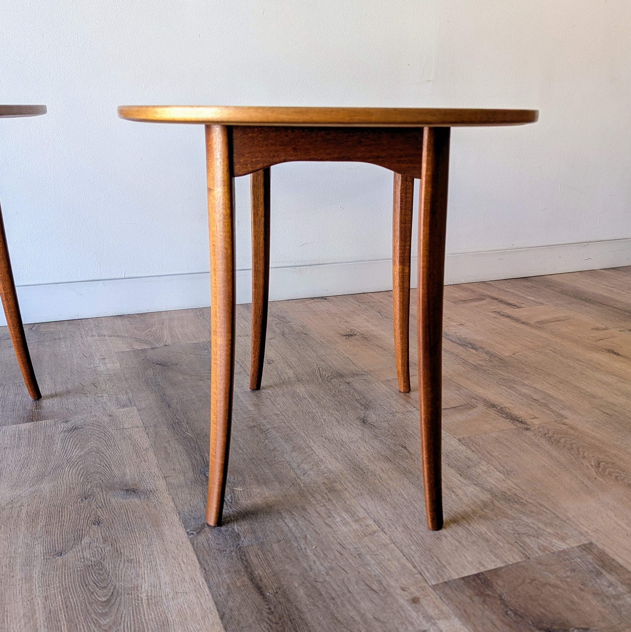 Carl Malmsten 'Ovalen' Side Tables, a pair