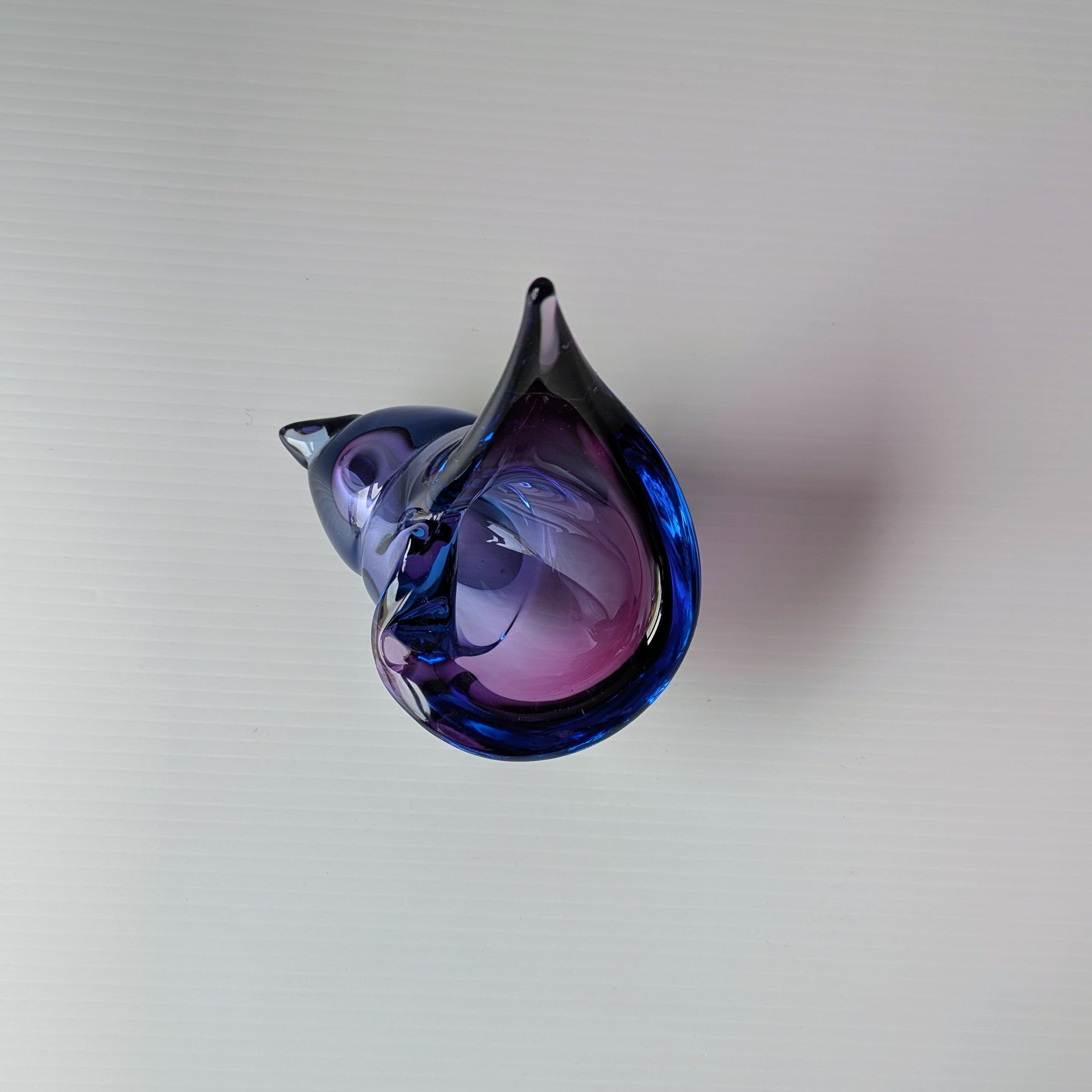 MURANO OPALINE FERRO ハイエナメル ハンドペイント 宝石箱 Alfredo Barbini Seashell Ashtray