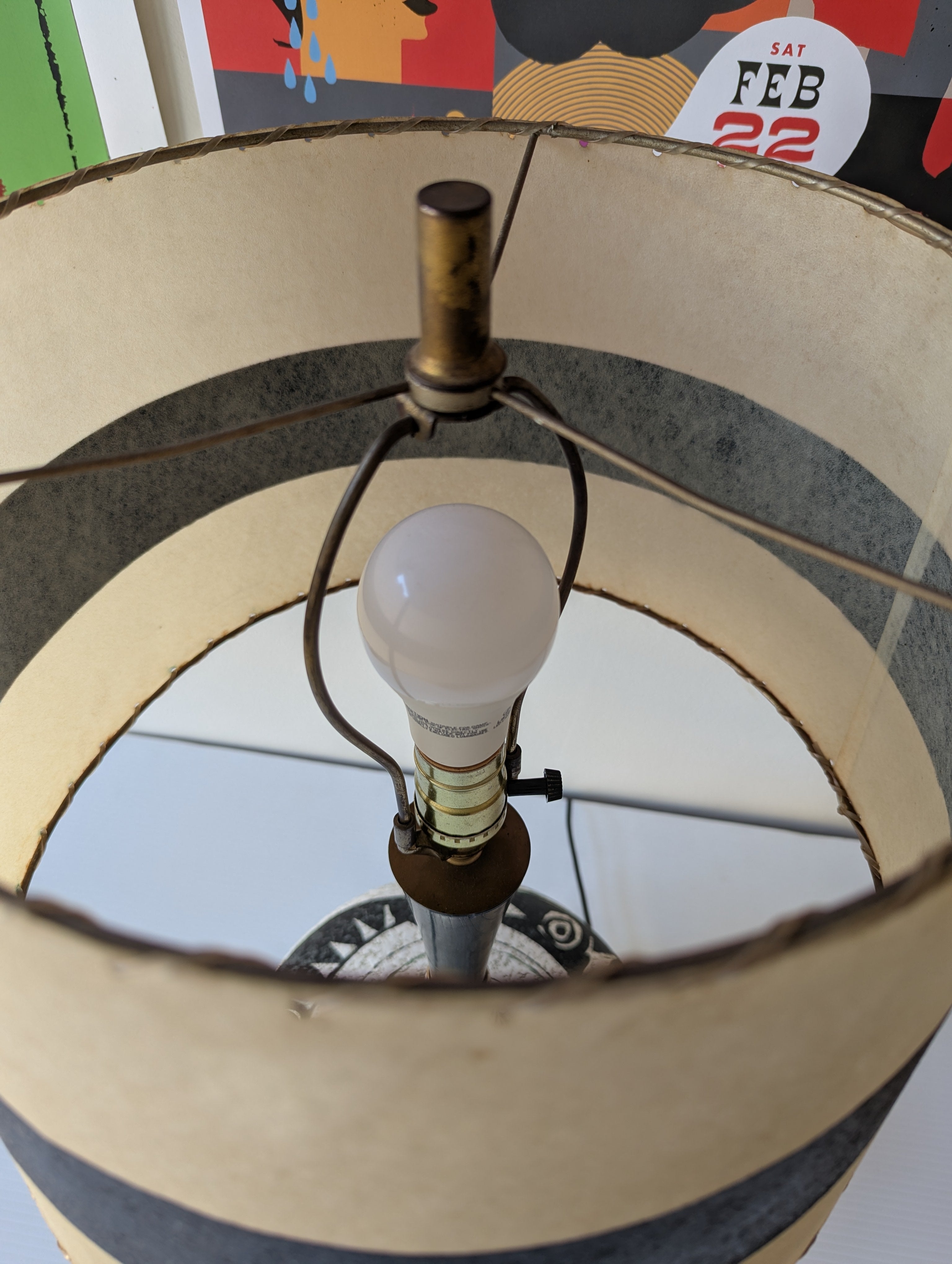 Raymor 'Fish' Table Lamp