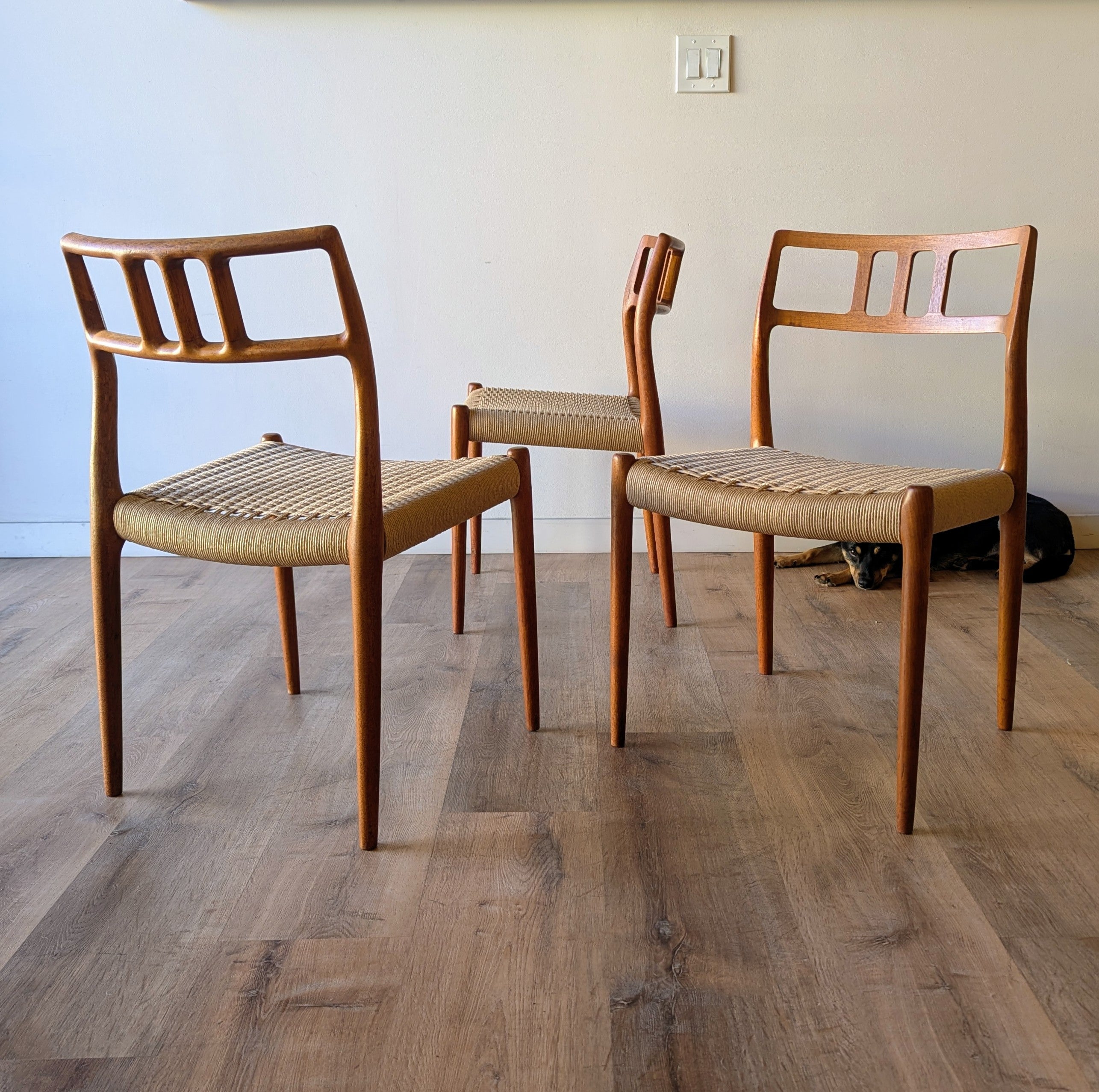 Niels Møller Dining Chairs, #79, set of 3