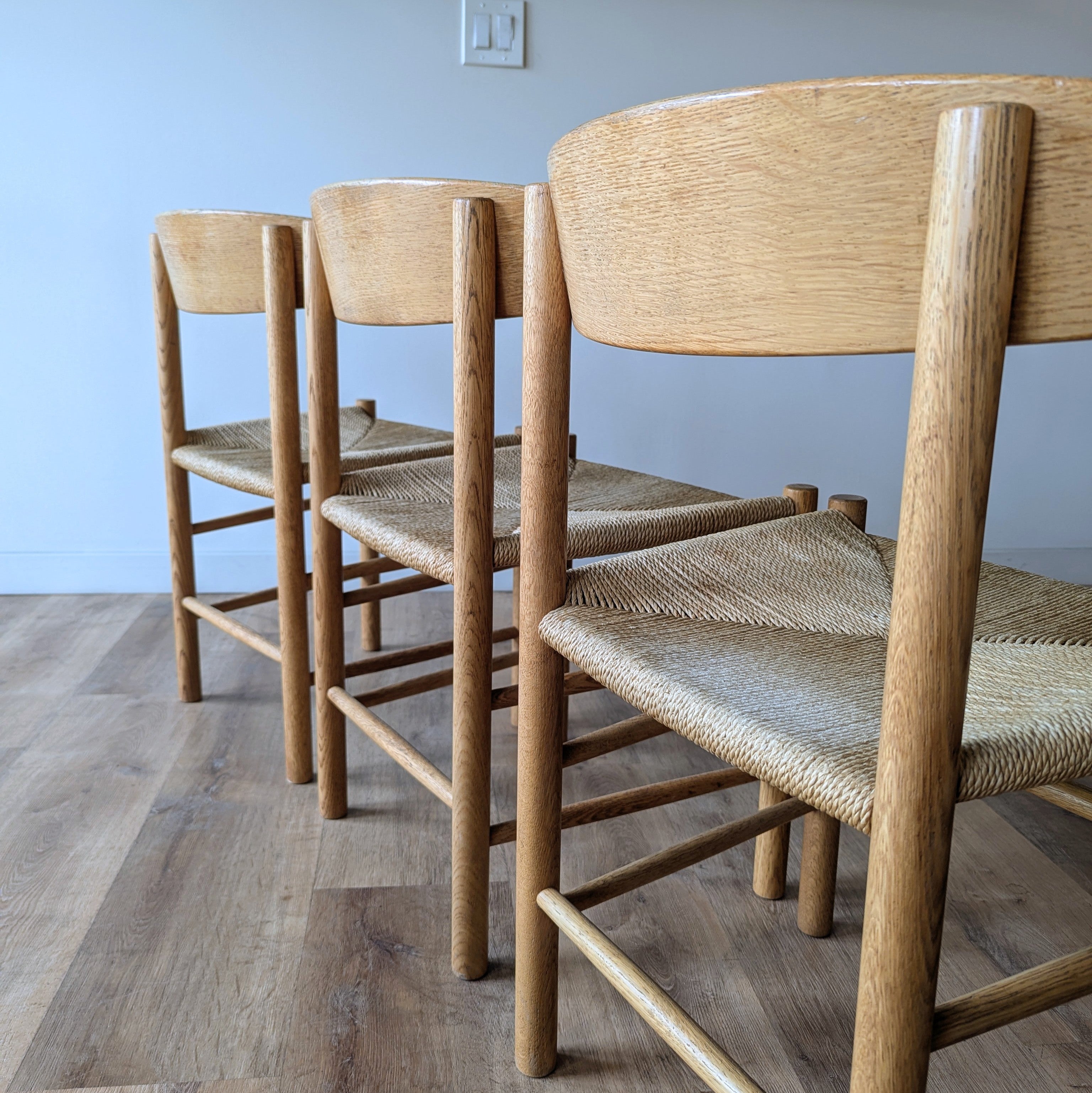 Børge Mogensen 'People's Chair', J39, set of 4