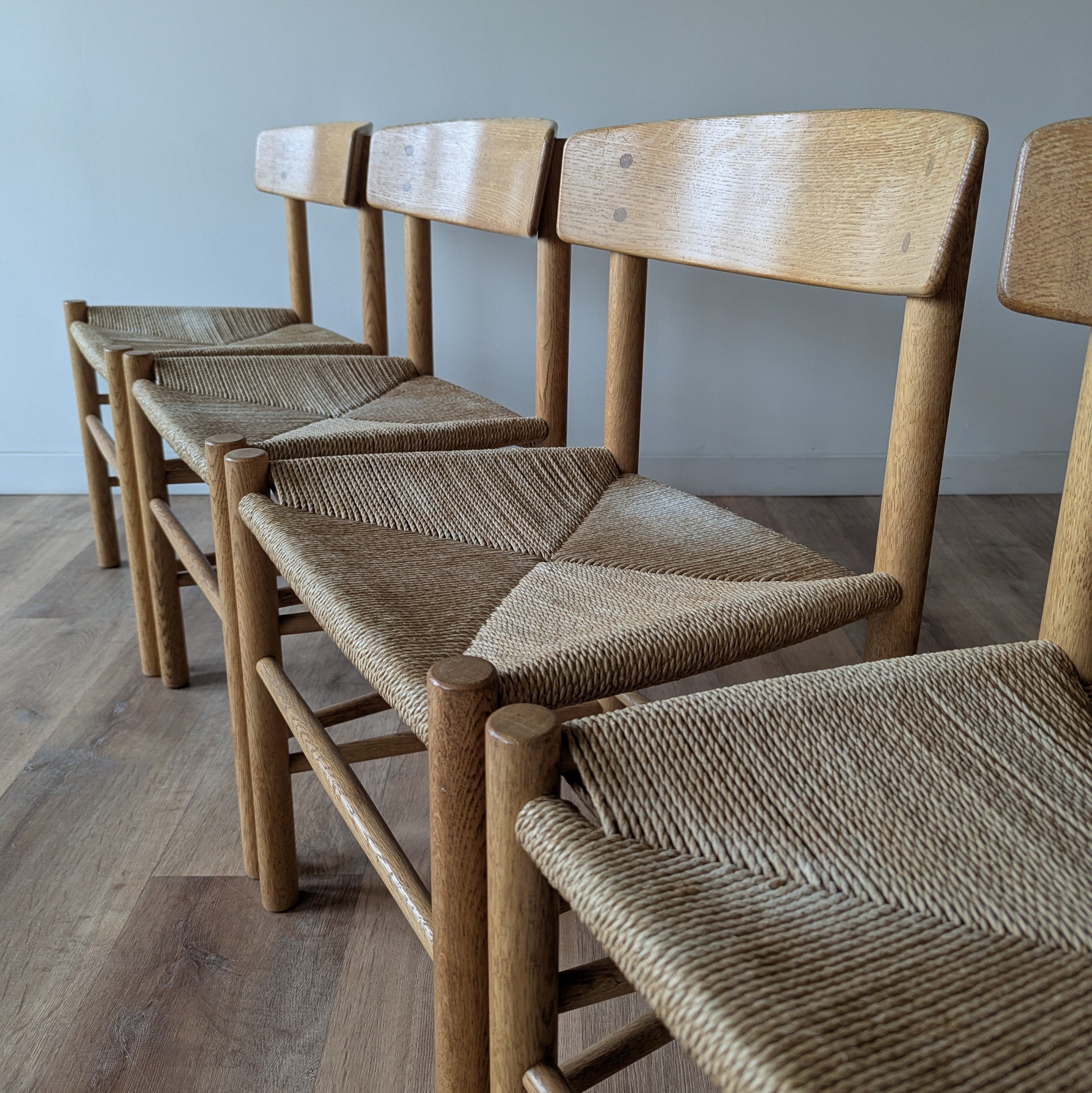 Børge Mogensen 'People's Chair', J39, set of 4