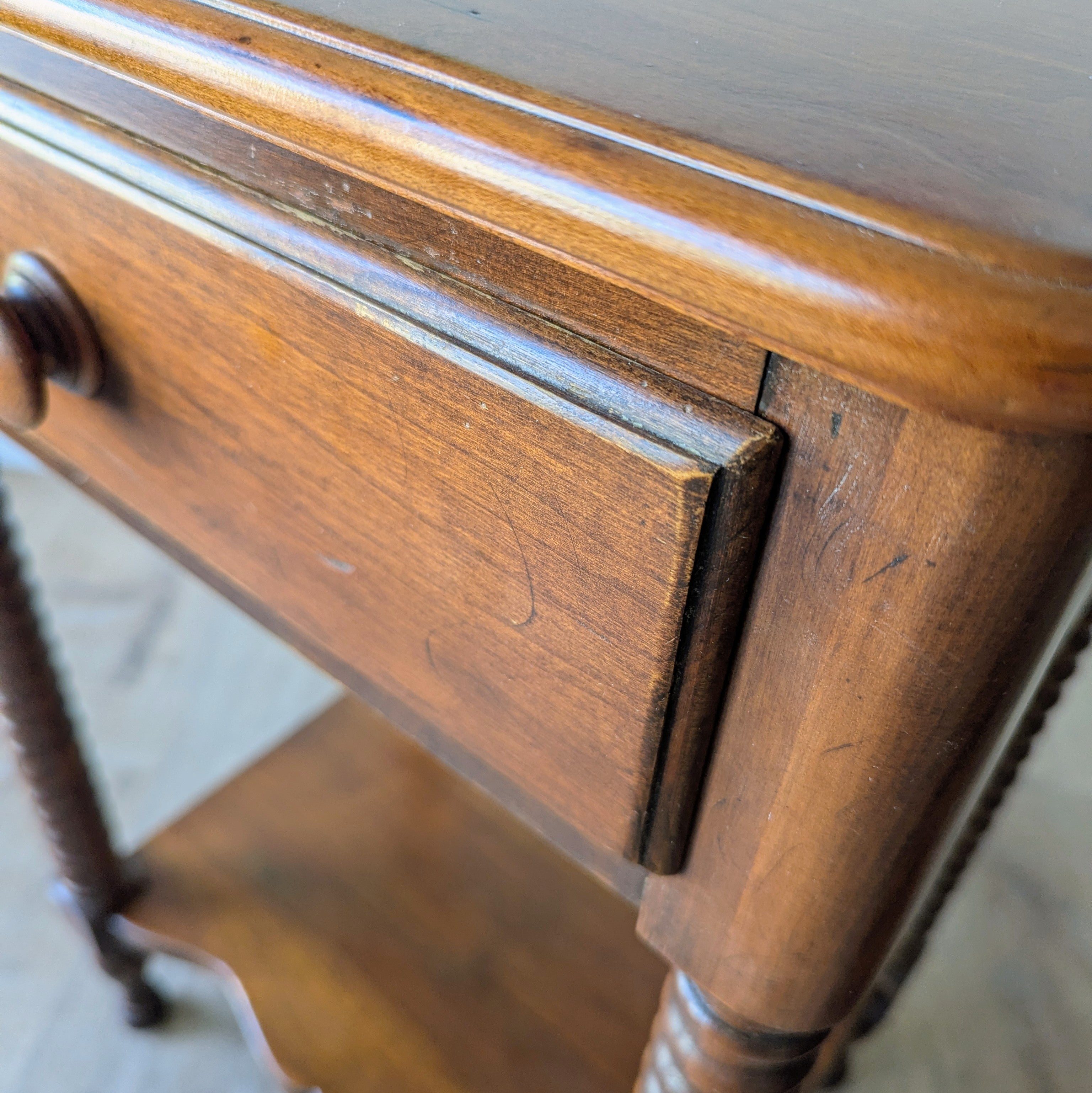 Antique End Tables, a pair