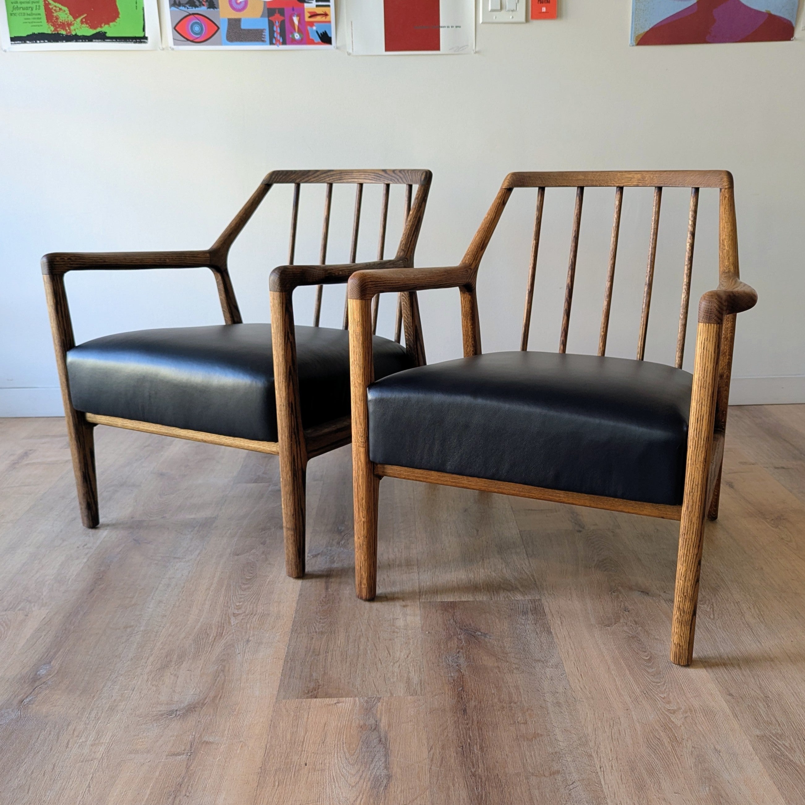 MCM Lounge Chairs, a pair