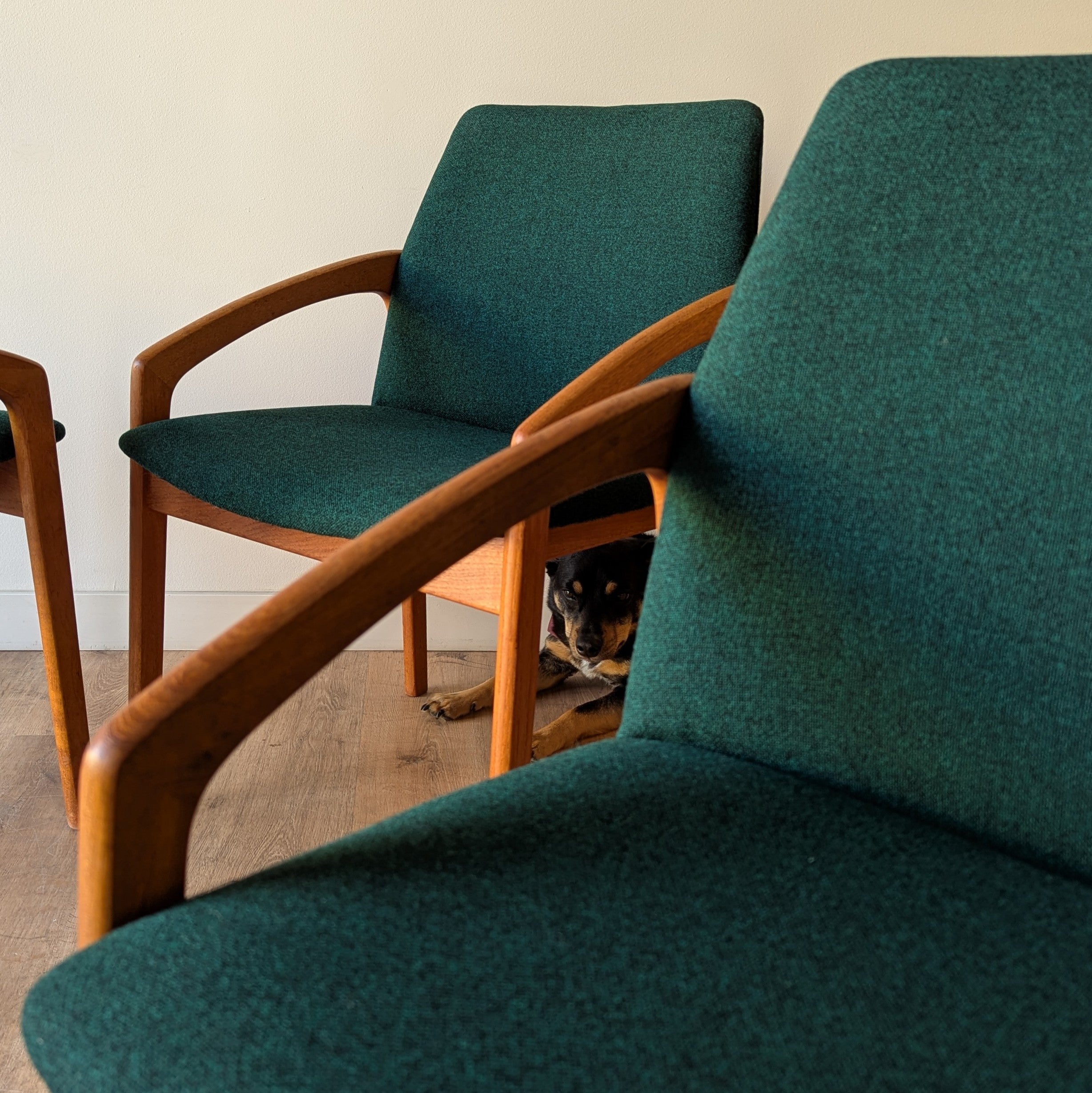 Henning Kjærnulf Dining Chairs, set of 4