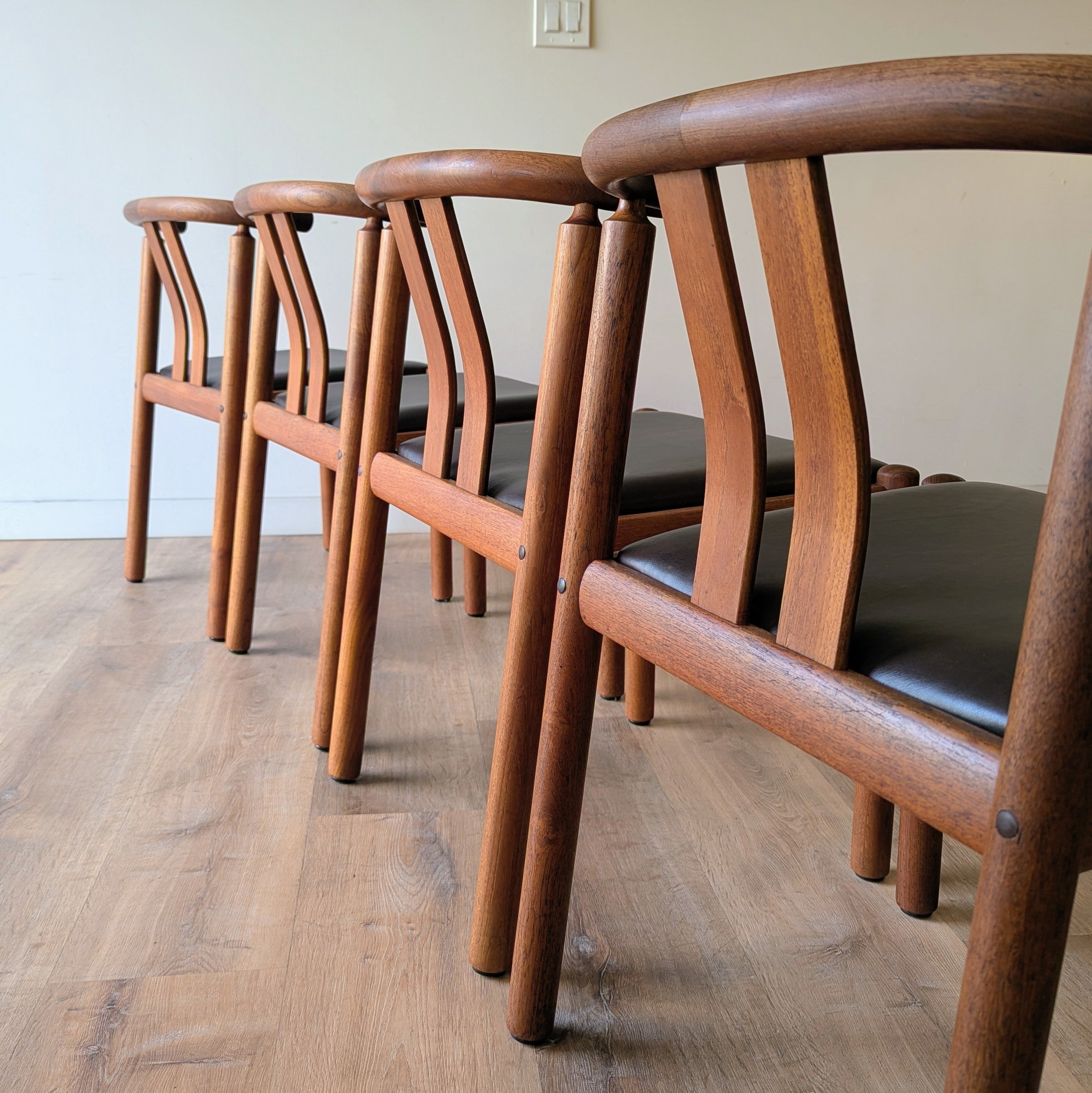 Hans Frydendal Dining Chairs, set of 4