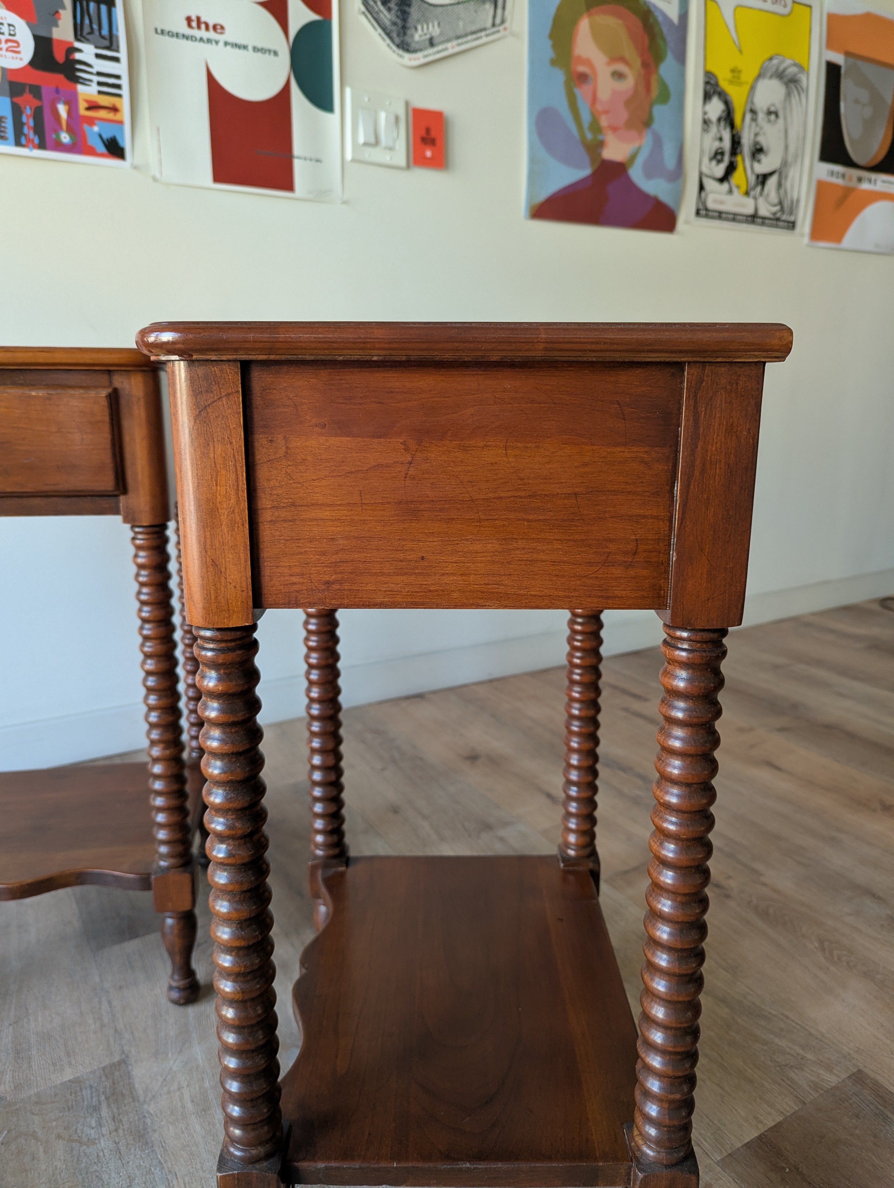 Antique End Tables, a pair