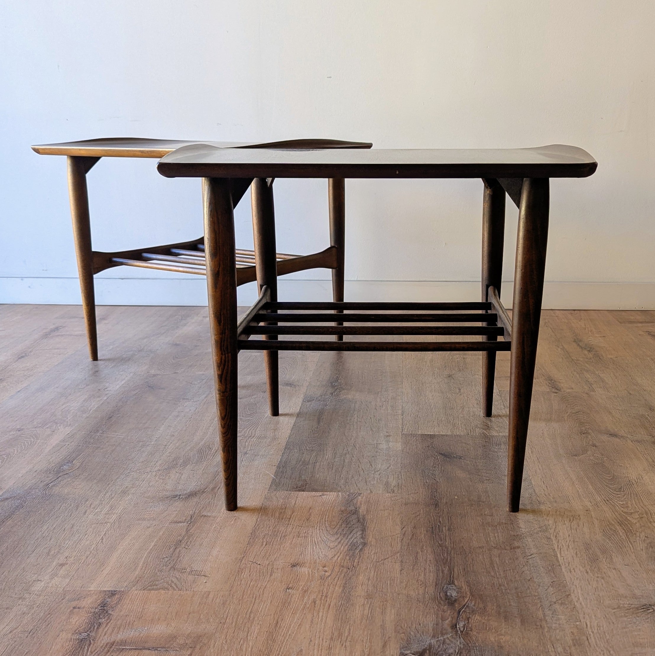Basset Side Tables, a pair