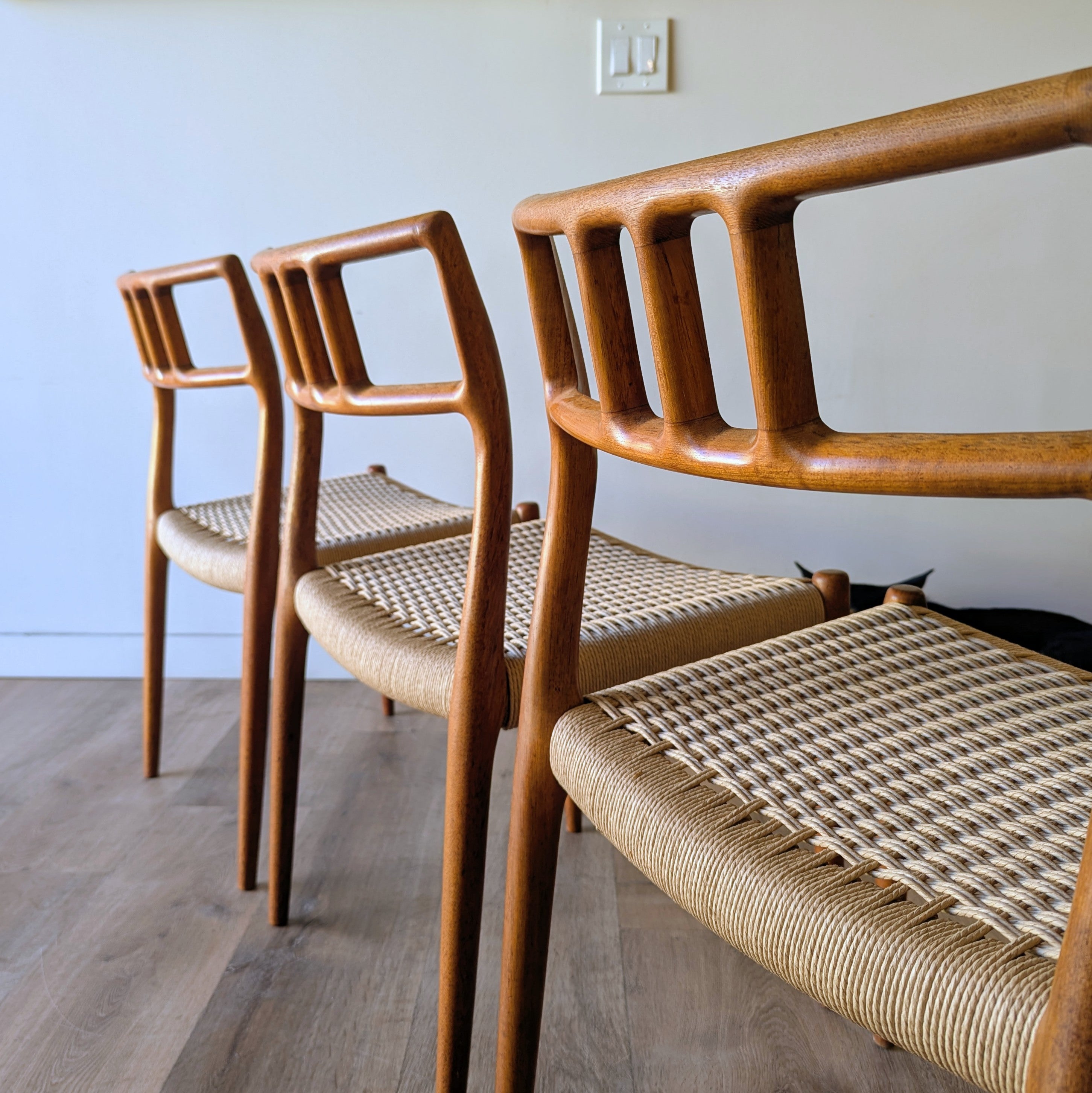 Niels Møller Dining Chairs, #79, set of 3