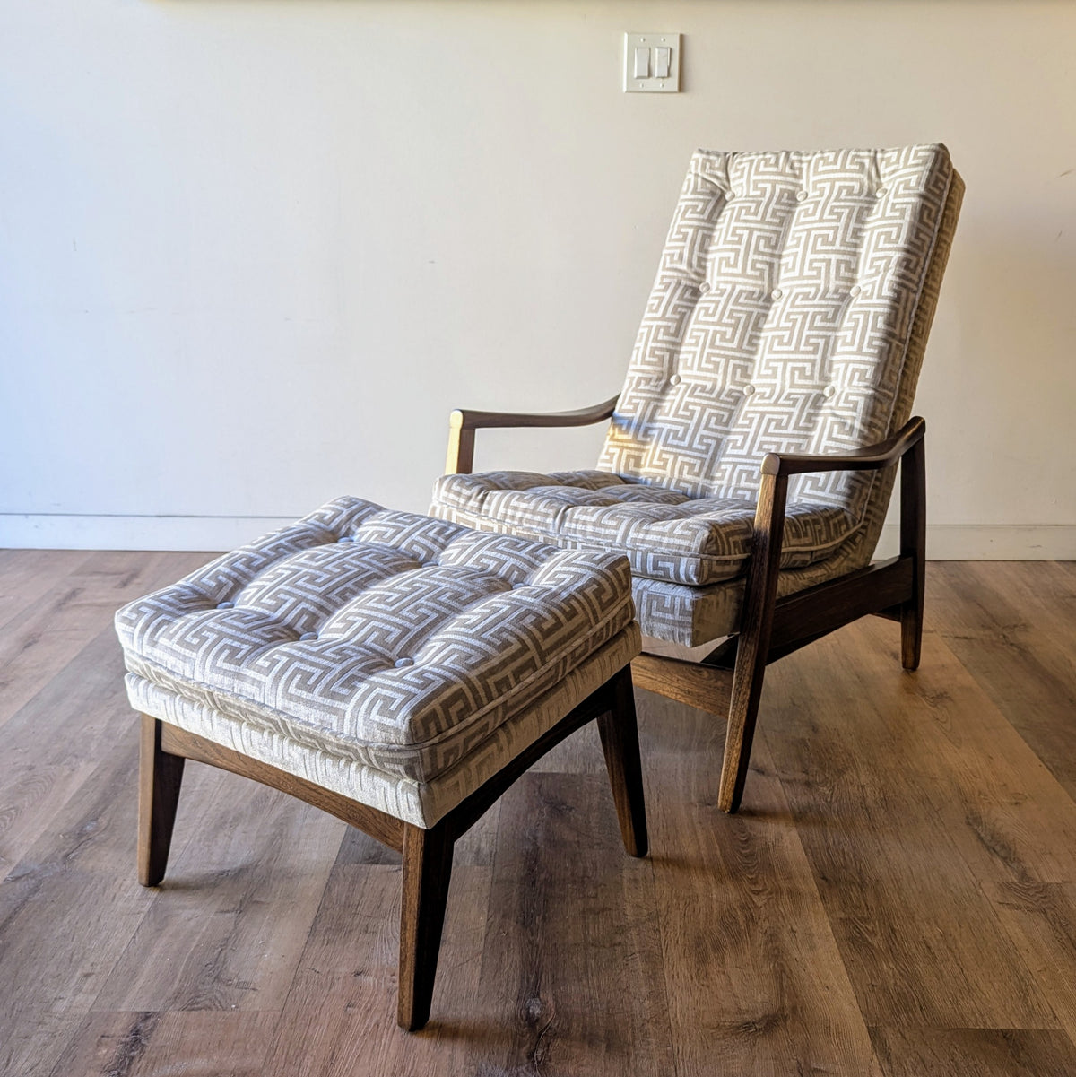 Mcm Spring Rocker MCM Platform Rocker + Ottoman