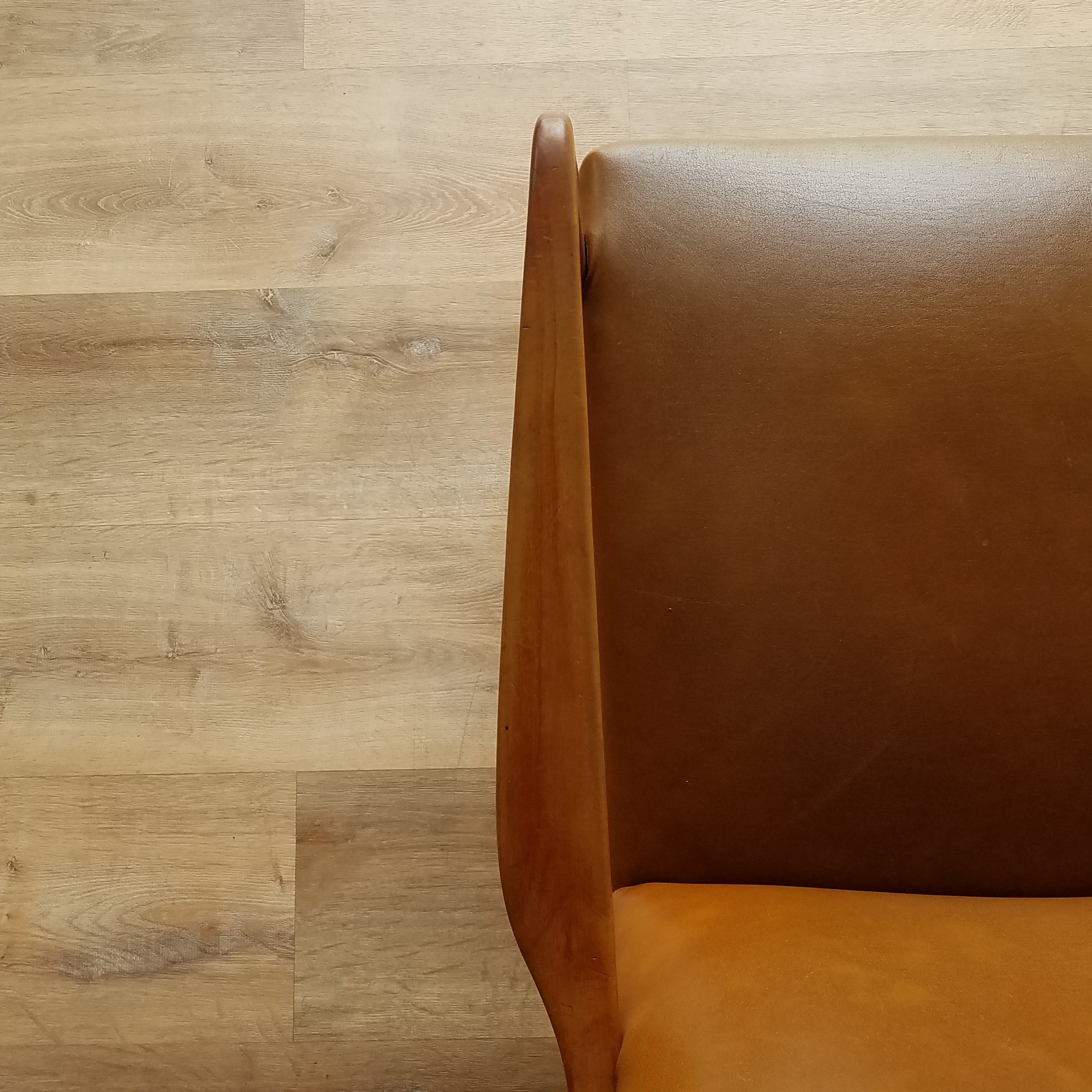 Italian Leather Lounge Chairs