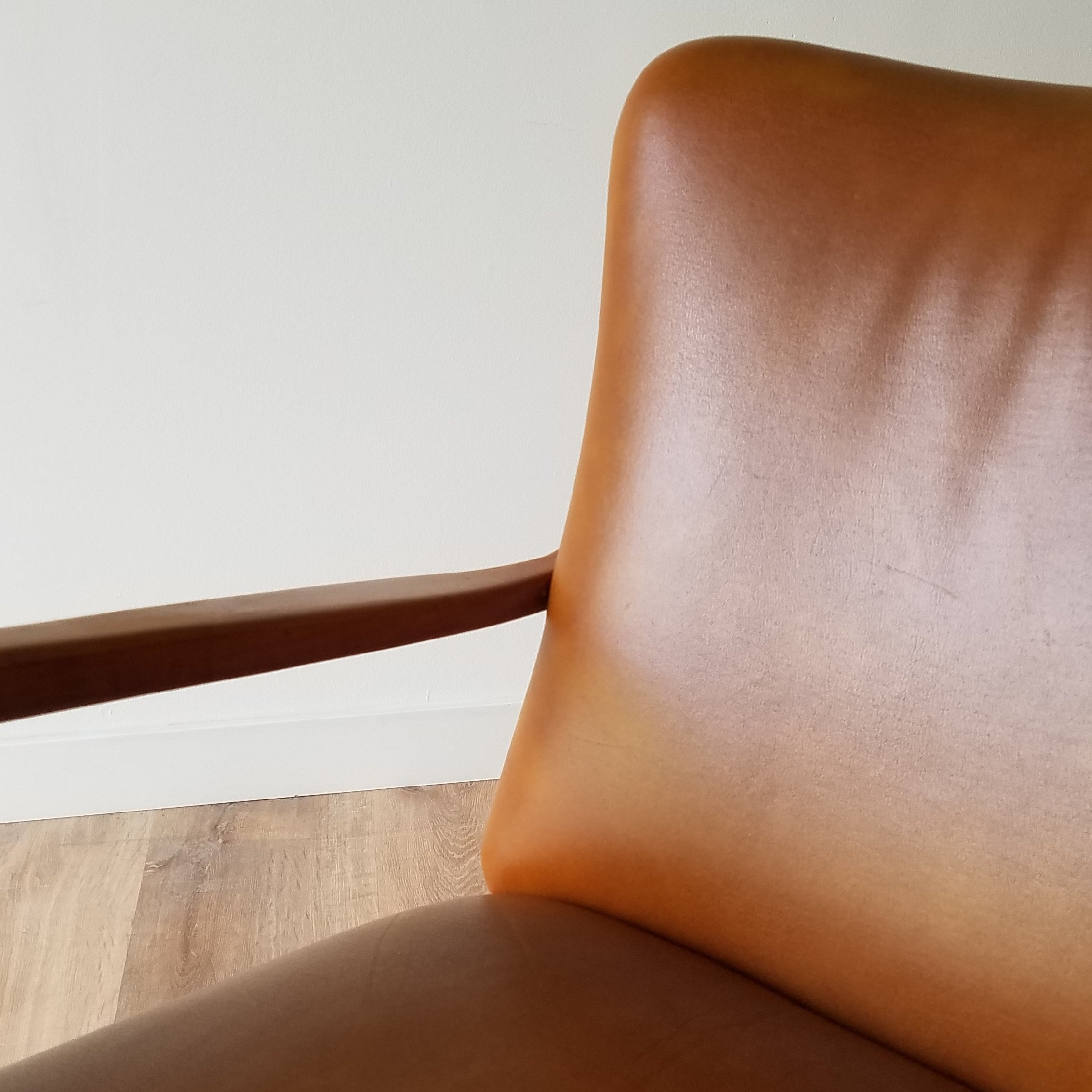 Italian Leather Lounge Chairs