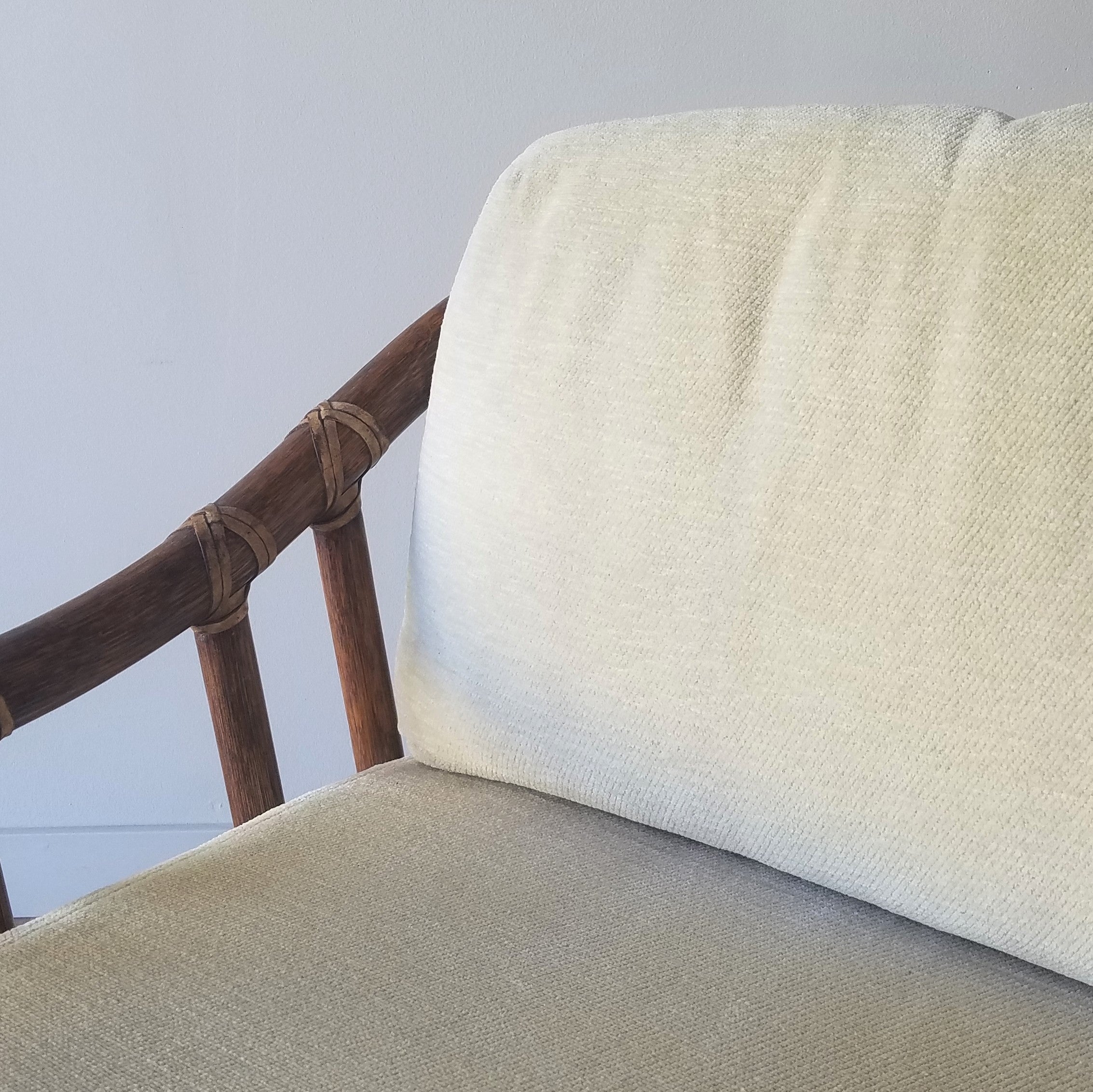 McGuire Rattan Lounge Chair