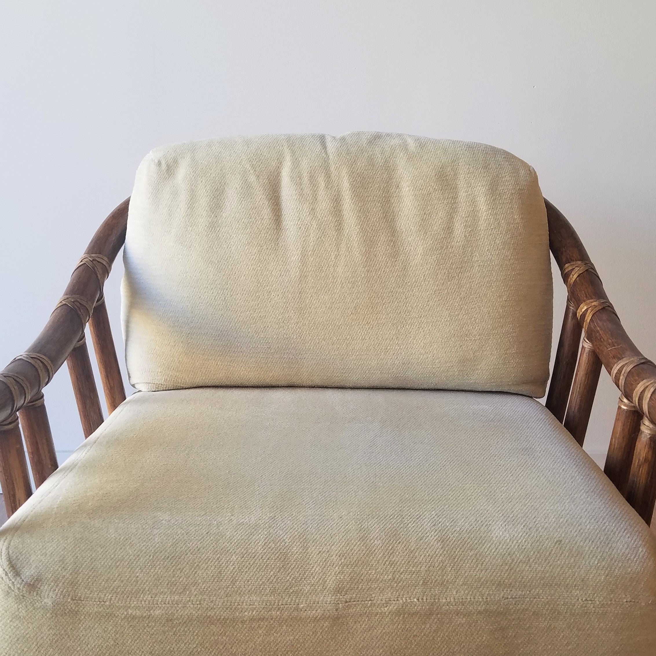 McGuire Rattan Lounge Chair
