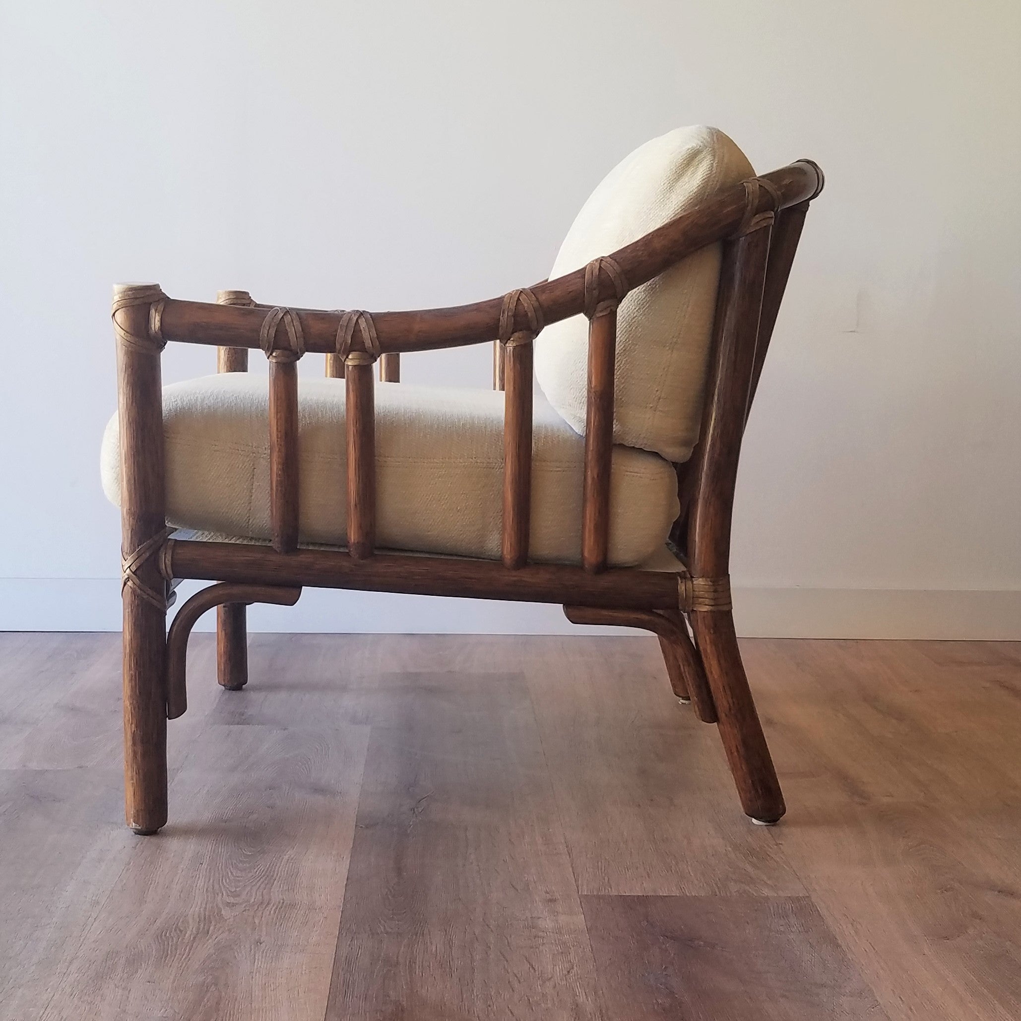 McGuire Rattan Lounge Chair