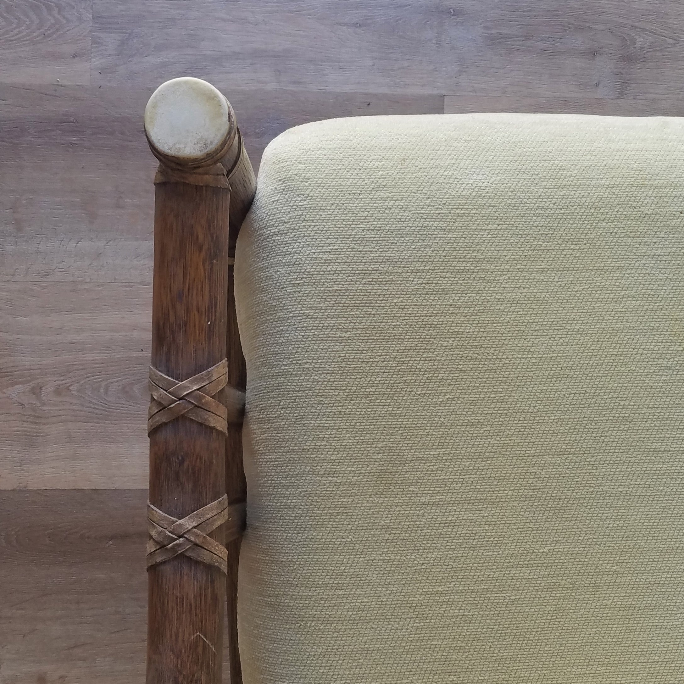 McGuire Rattan Lounge Chair