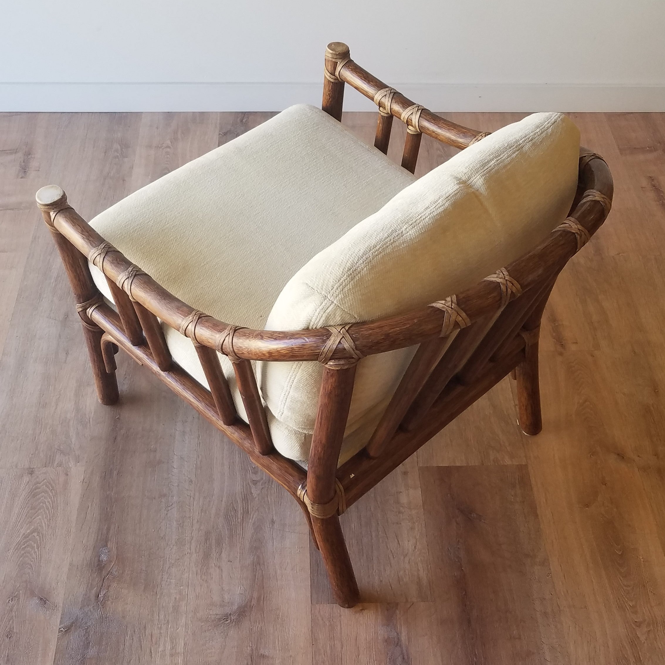 McGuire Rattan Lounge Chair