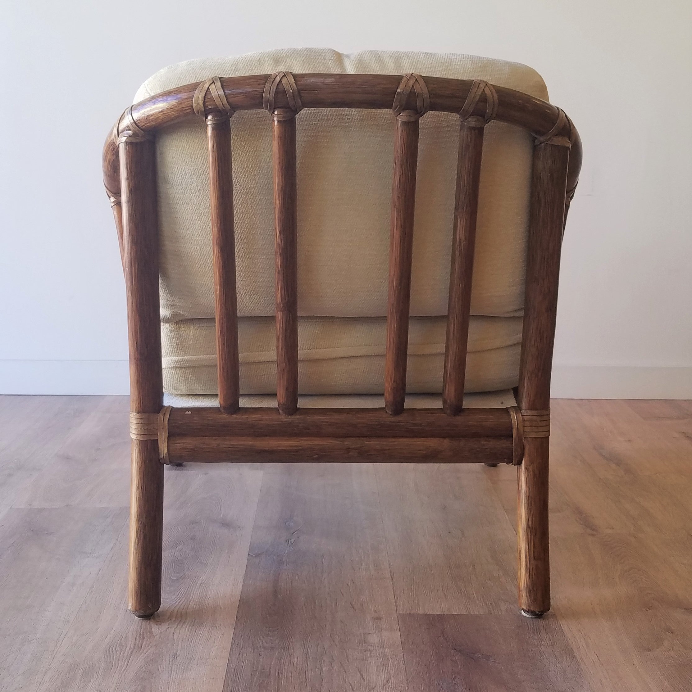 McGuire Rattan Lounge Chair