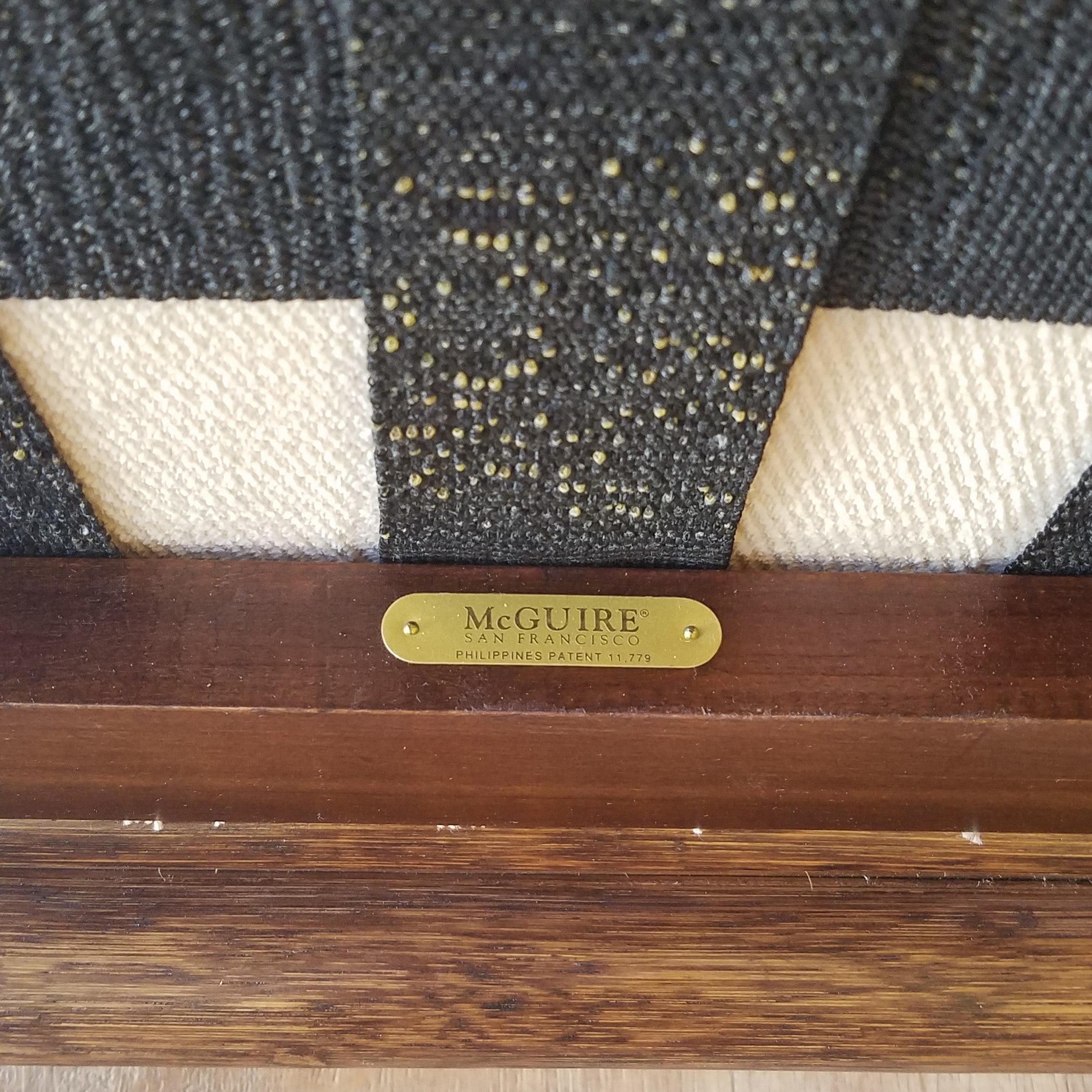 McGuire Rattan Lounge Chair