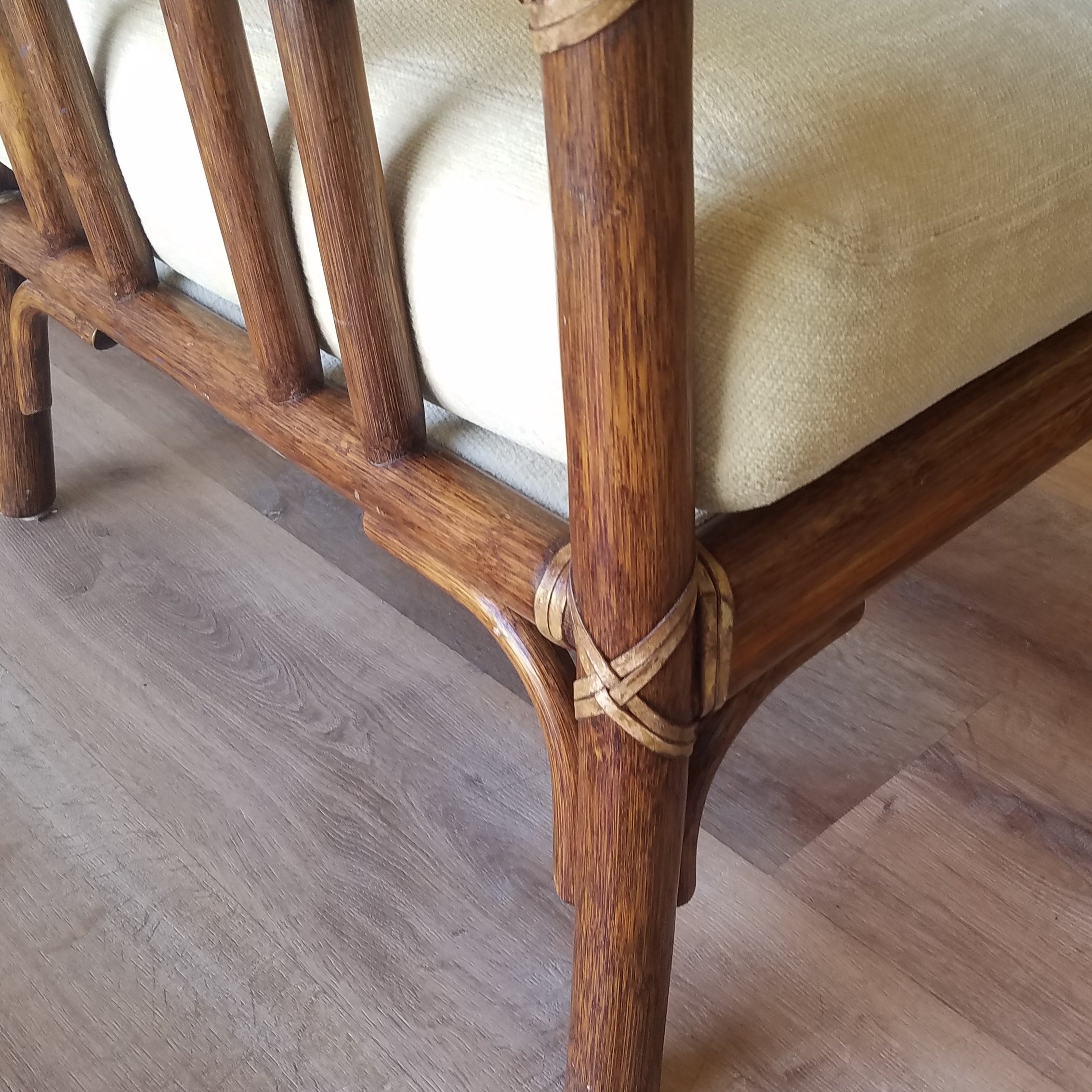 McGuire Rattan Lounge Chair