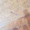 Makers Mark of American Mid-Century Modern Prelude Walnut Surfboard Coffee Table in Seattle, Washington.