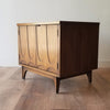 Front Quarter view of American Mid-Century Modern Brasilia Nightstand by Broyhill in Seattle, WA.