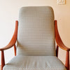 Detail View of Danish Modern Lounge Chair designed by Peter Hvidt & Orla Molgaard-Nielsen for France and Son. See this chair and other refinished vintage furniture at SPARKLEBARN in Seattle,WA.