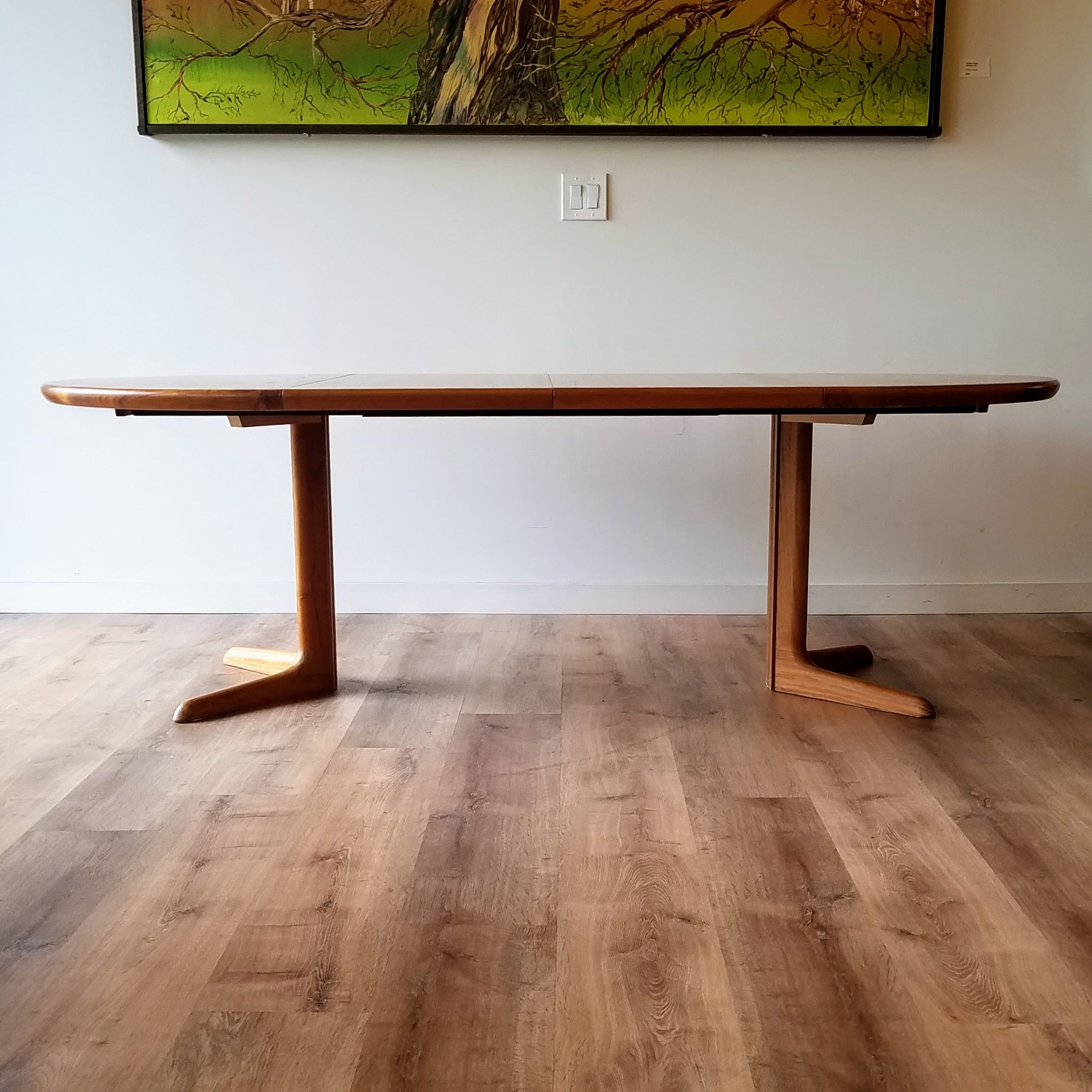 Skovby Round Extendable Teak Dining Table