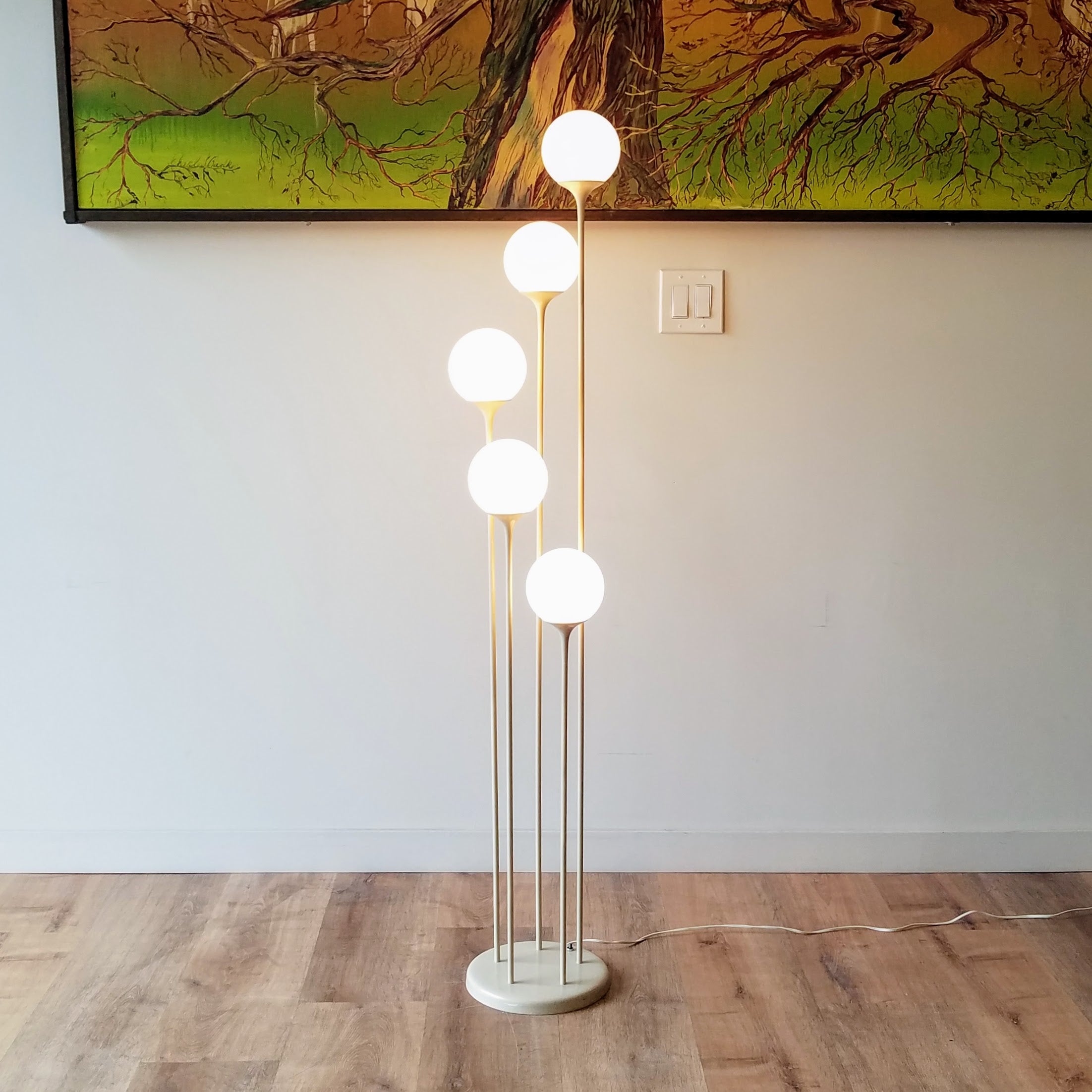 MCM Five-Tiered Floor Lamp