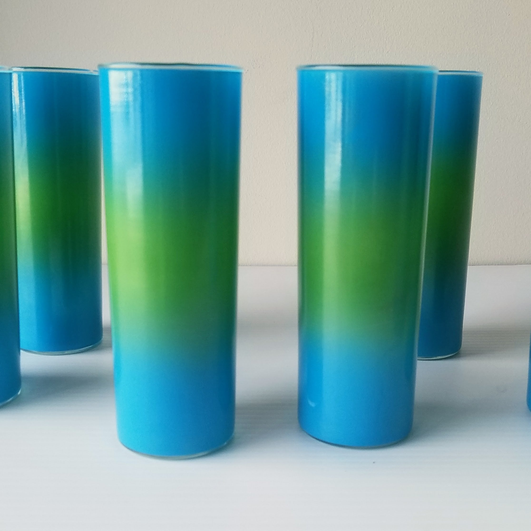West Virginia Glass 'Bermuda Twist' Pitcher Set