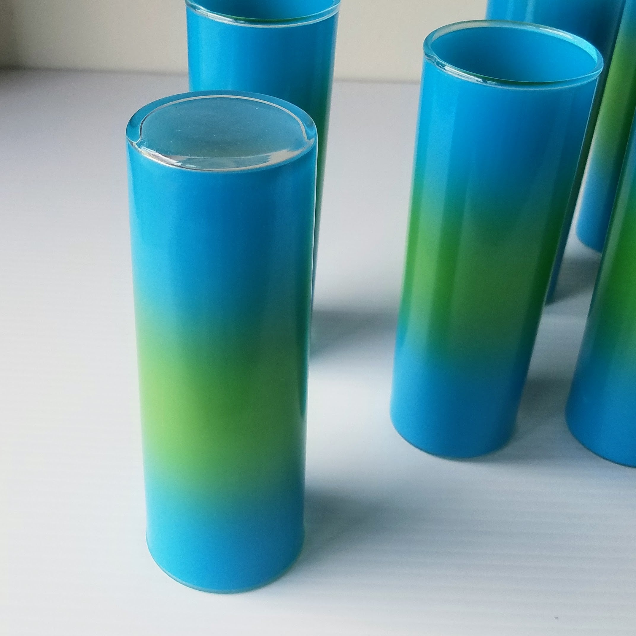 West Virginia Glass 'Bermuda Twist' Pitcher Set