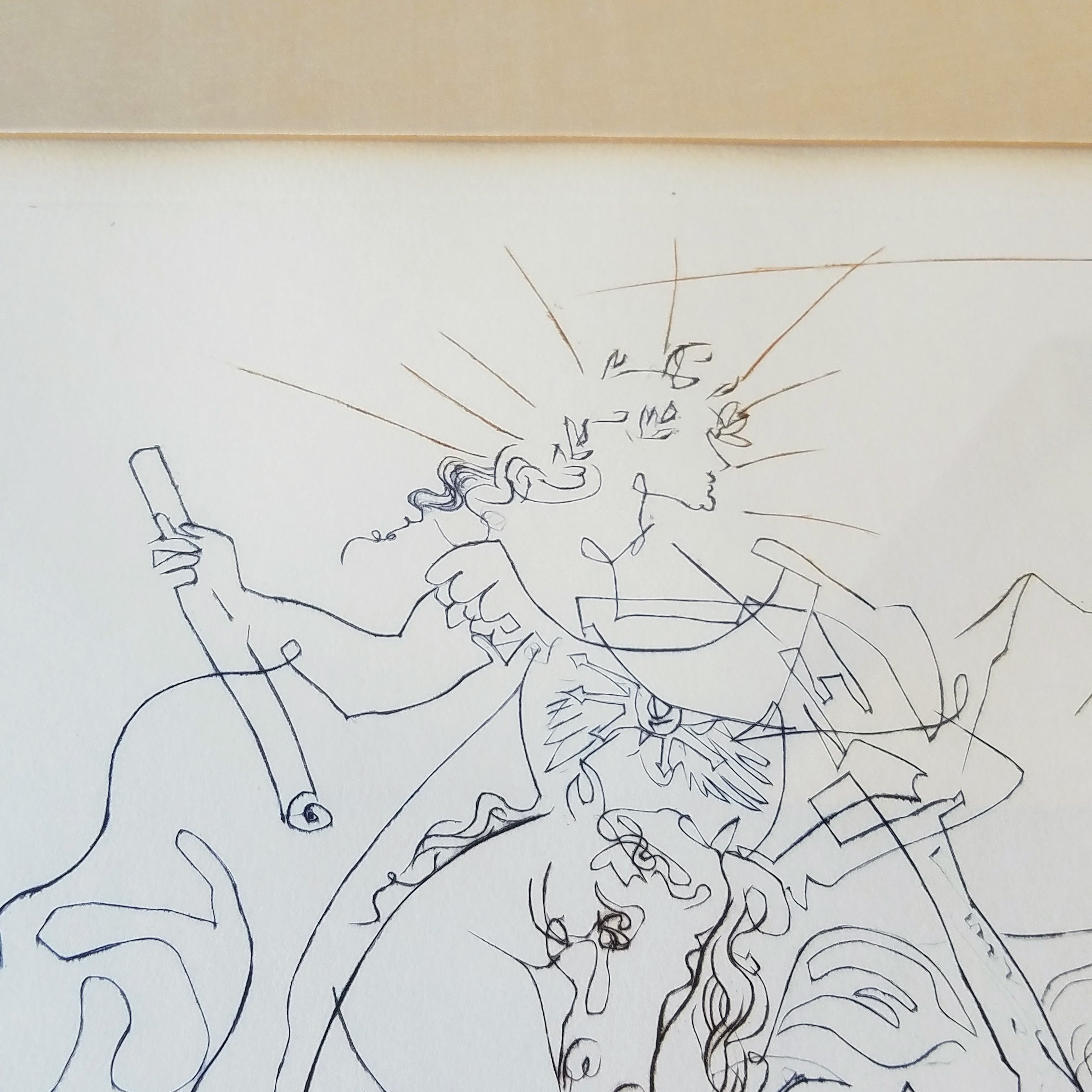 Salvador Dali 'Caesar and Cleopatra'