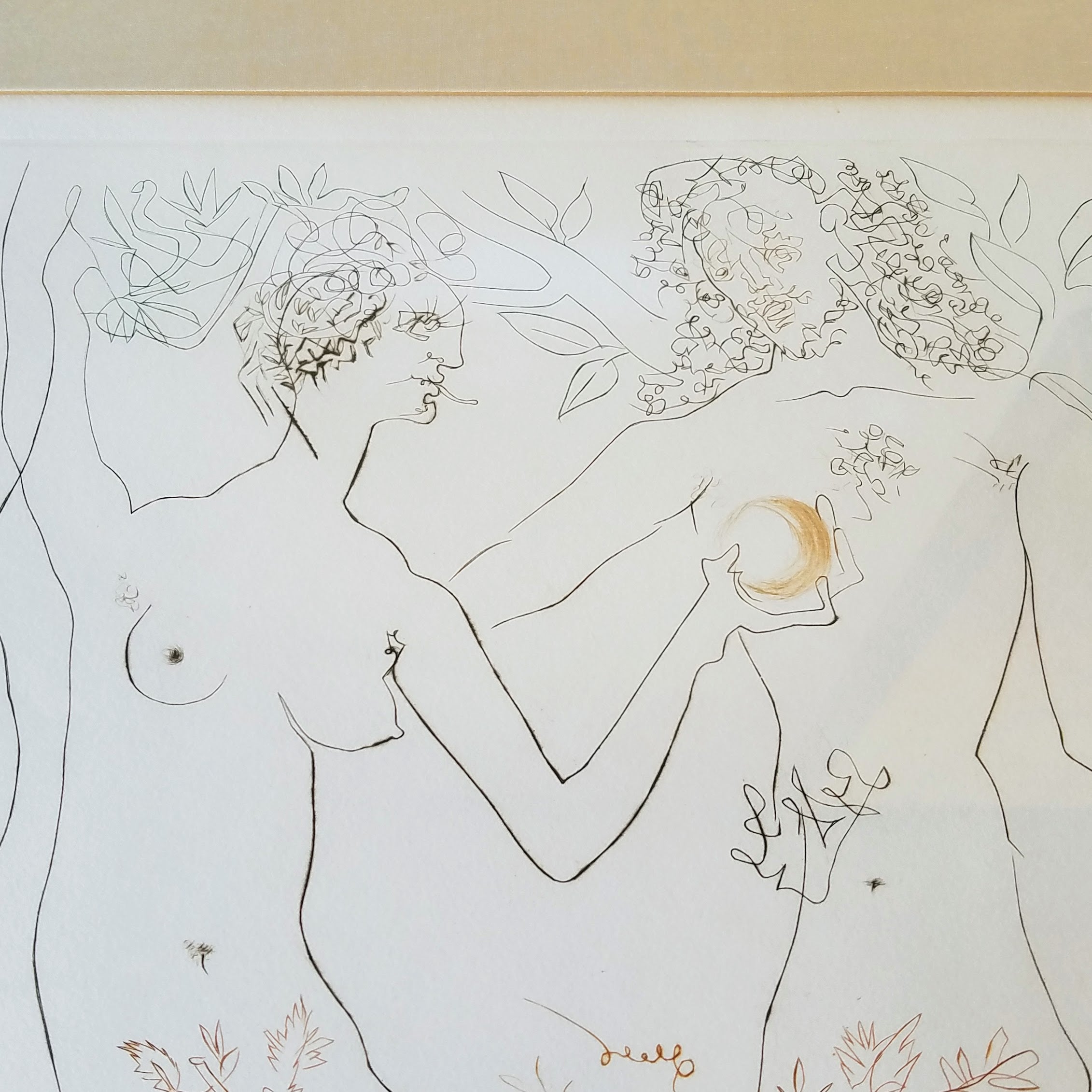 Salvador Dali 'Adam and Eve', 281/1000