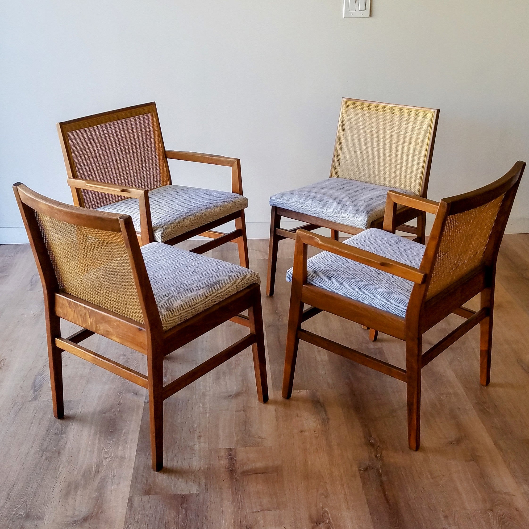 Seat Weaving Shop Walnut Dining Chairs