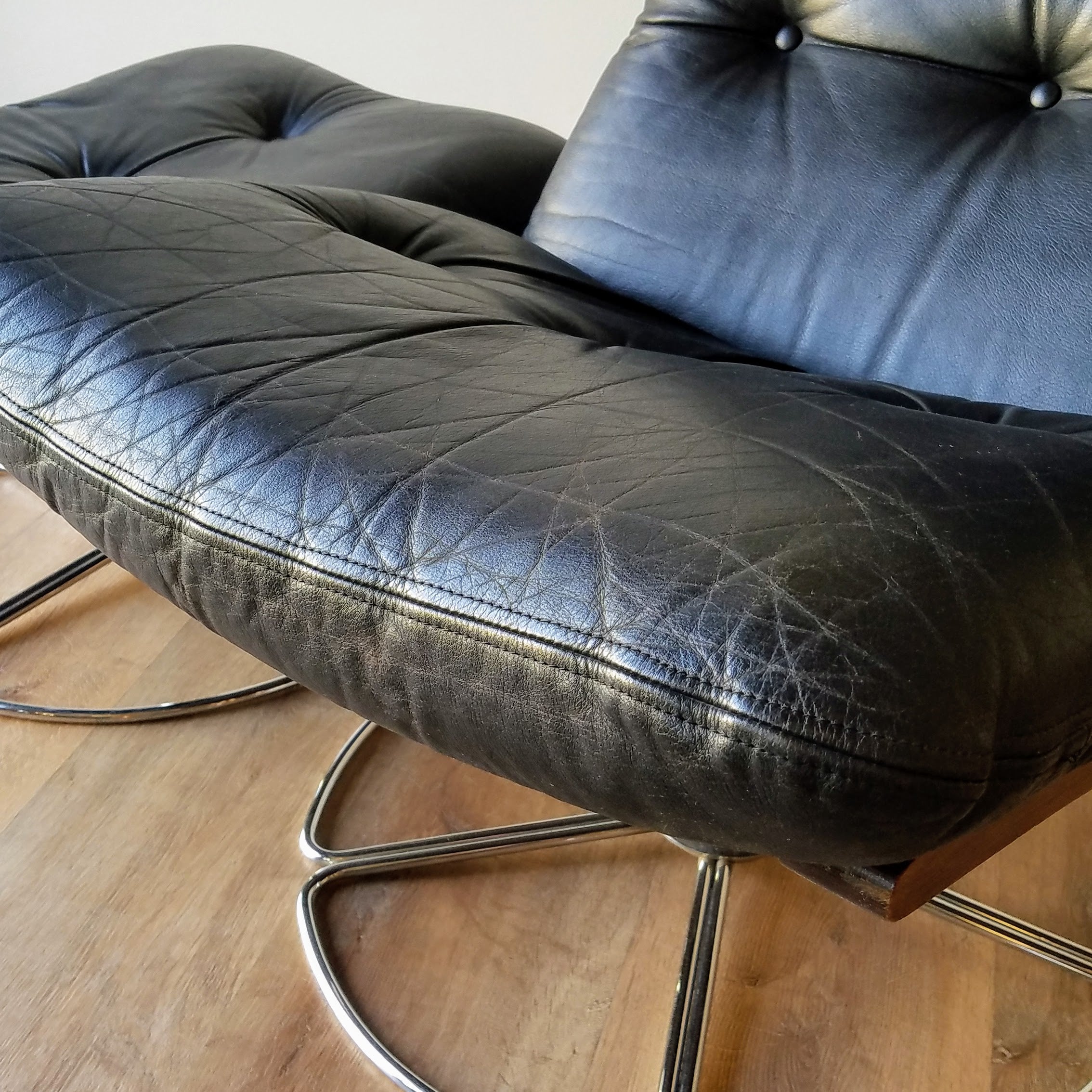 Gerard Van Den Berg Lounge Chair + Ottoman