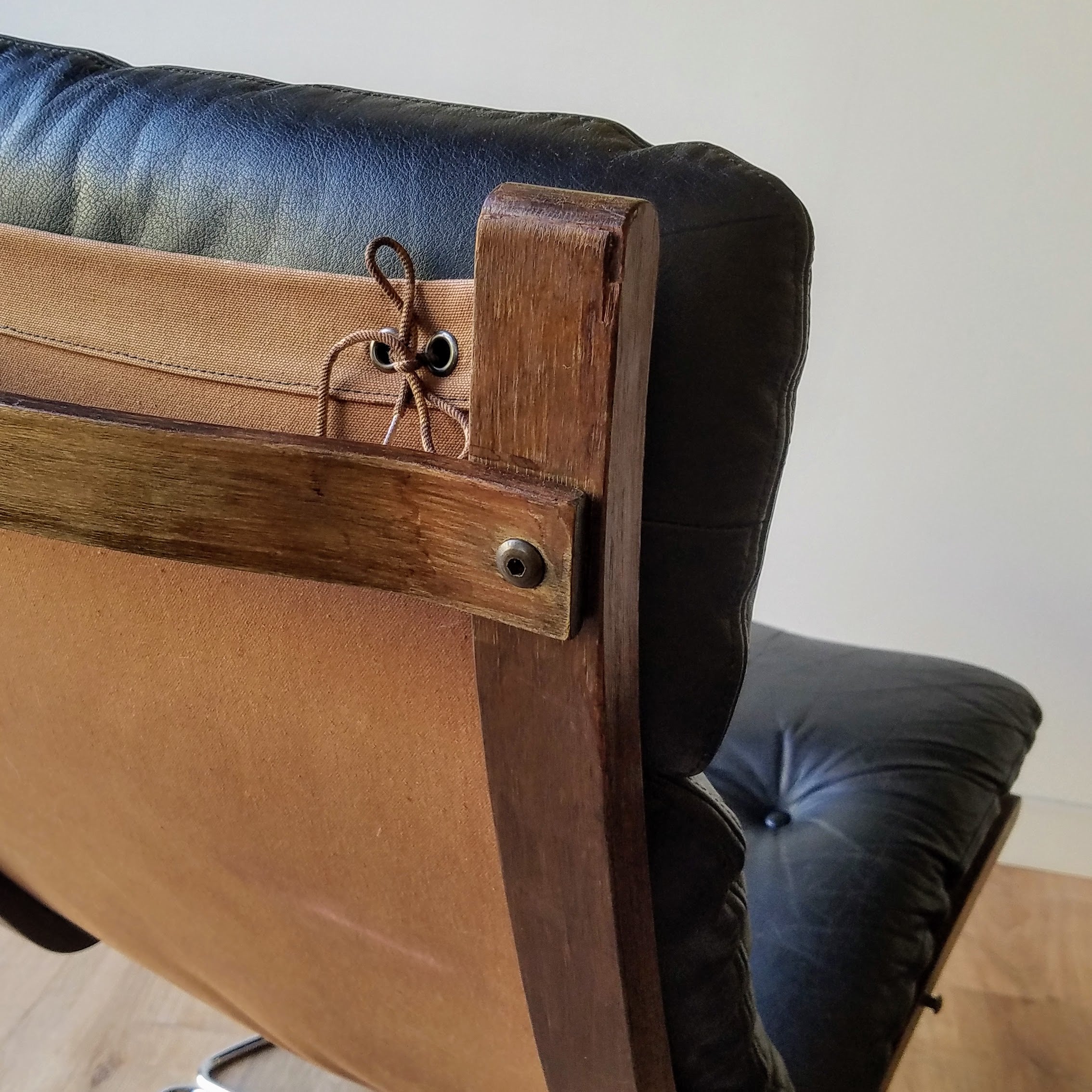 Gerard Van Den Berg Lounge Chair + Ottoman