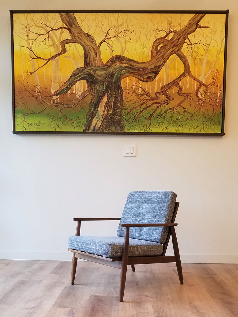 Front Quarter View of American Mid-Century Modern 'Viko' Lounge Chair by Baumritter in Seattle, Washington.