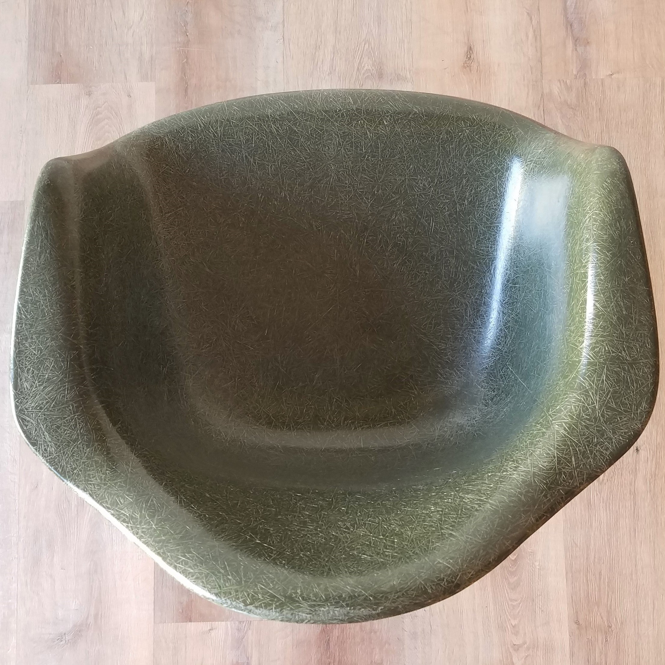 Top View of American Mid-Century Modern DAR Dining Chair designed by Charles and Ray Eames in Ballard, Seattle.