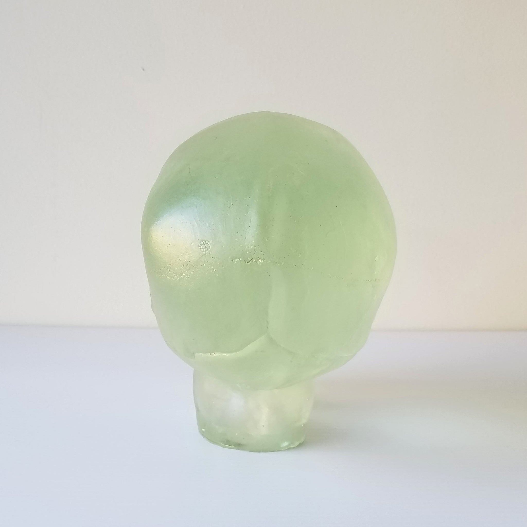 Paul Marioni Test SandCasted Glass Skull Sparklebarn