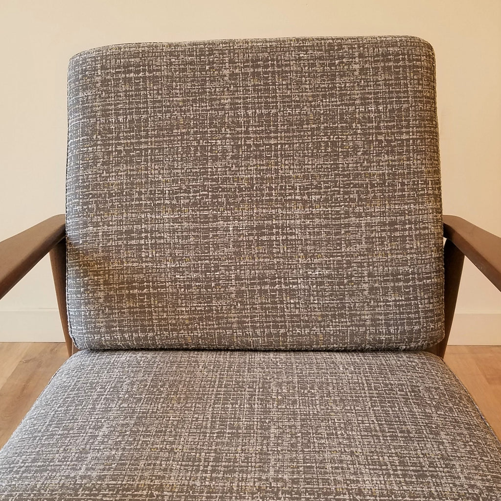 Detail View of American Mid-Century Modern 'Viko' Lounge Chair by Baumritter in Seattle, Washington.