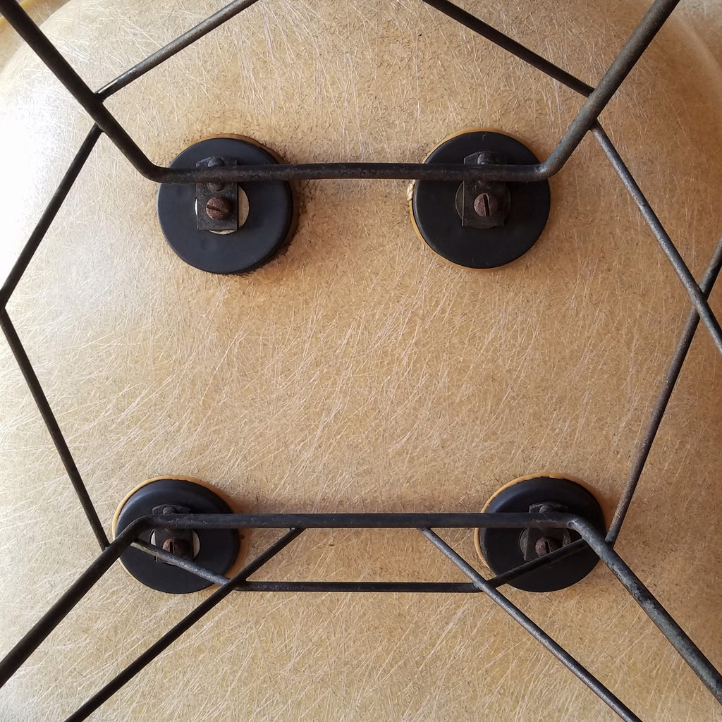 Detail View of American Mid-Century Modern 1960s RAR Rocker by Charles and Ray Eames in Seattle, Washington.