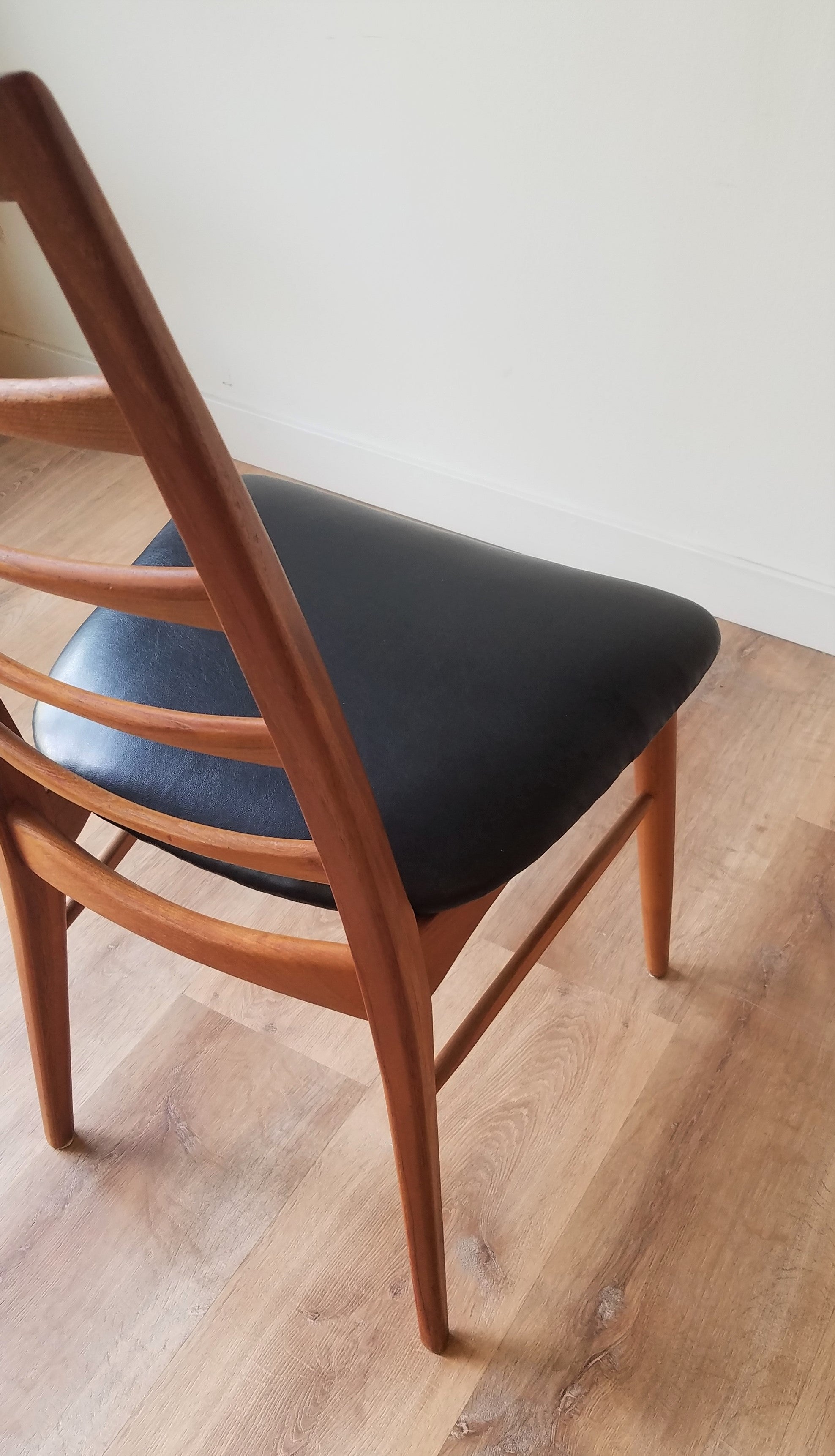 Niels Kofoed 'Lis' Ladder Back Dining Chairs -  a pair