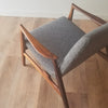 Overview of Danish Mid-Century Modern Arne Hovmand-Olsen Easy Lounge Chair (model 240) in Seattle, Washington.