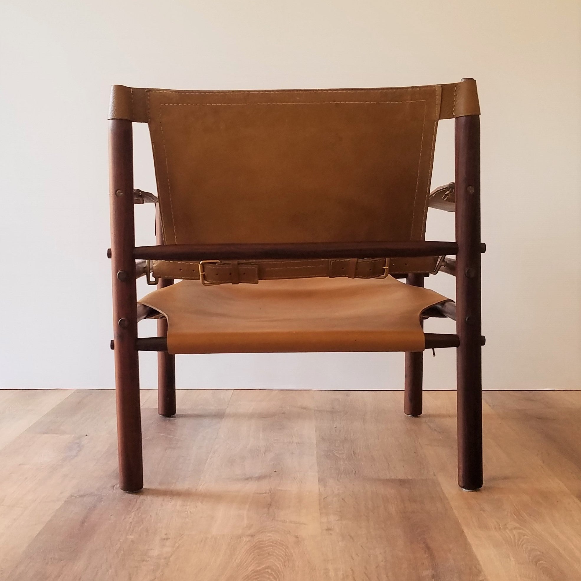 Back View of  Swedish Mid-Century  'Sirocco' Safair Lounge Chair by Arne Norell for Möbel AB, Sweden in Seattle, Washington.