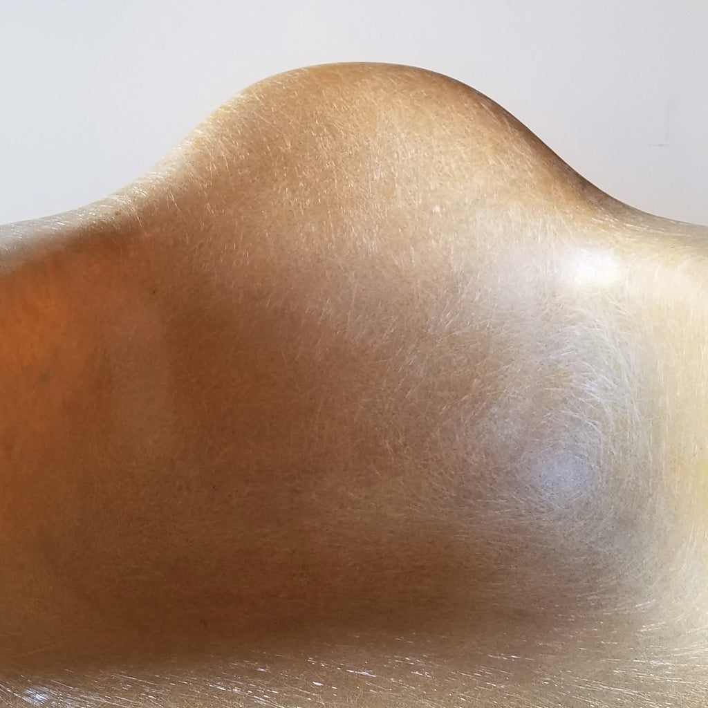 Detail View of American Mid-Century Modern 1960s RAR Rocker by Charles and Ray Eames in Seattle, Washington.