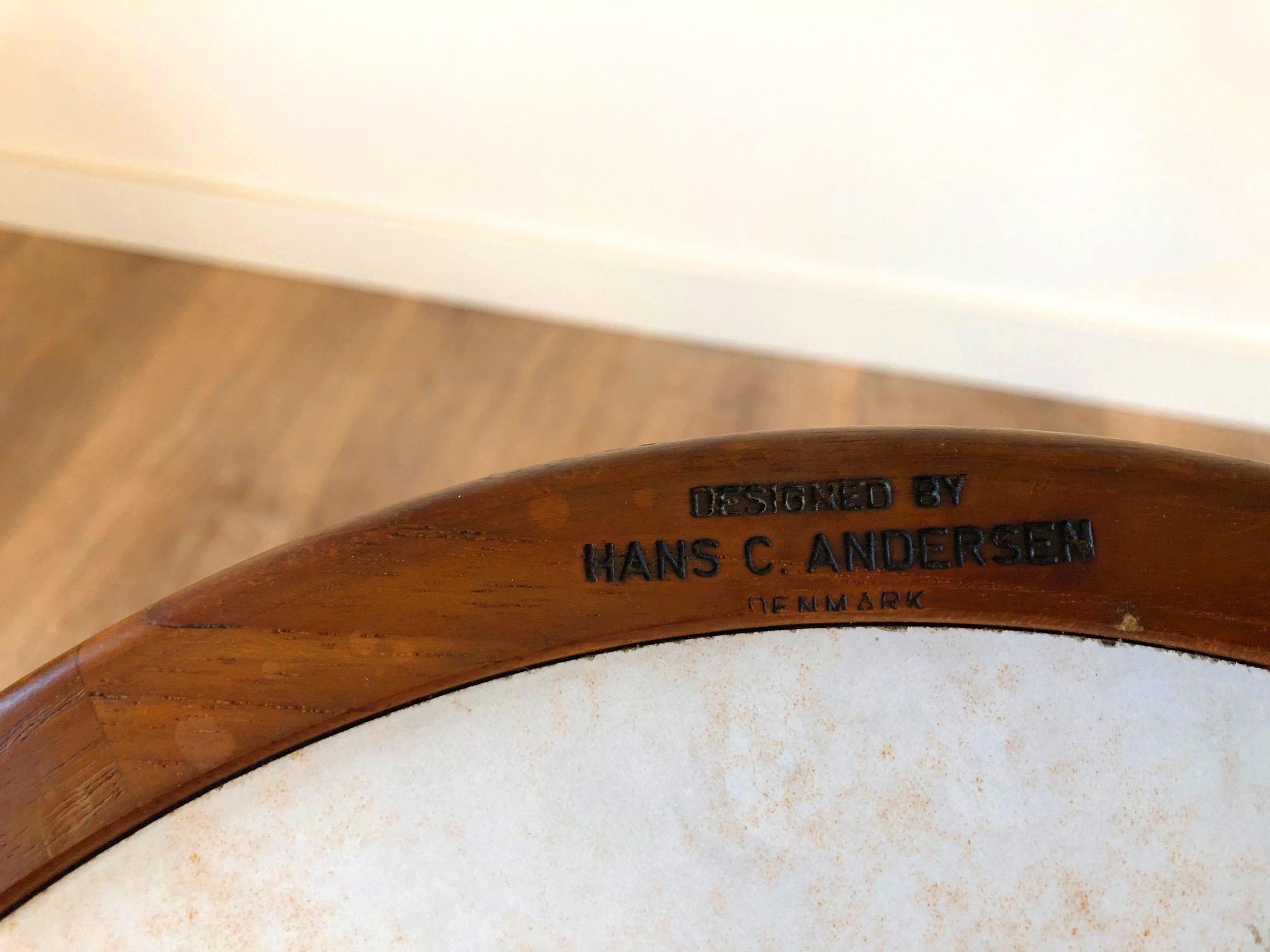 Hans Andersen Pedestal Table