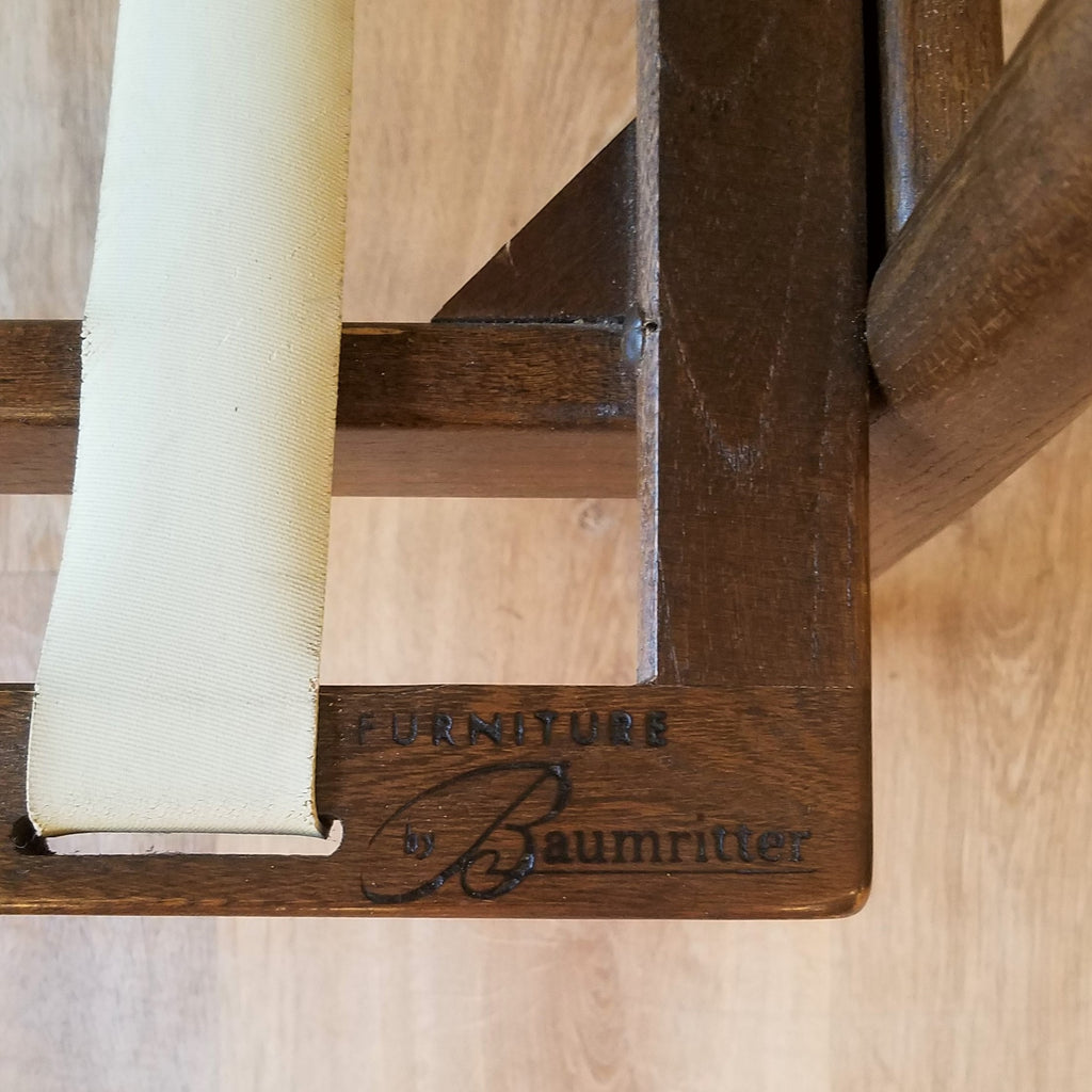 Makers Mark of American Mid-Century Modern 'Viko' Lounge Chair by Baumritter in Seattle, Washington.